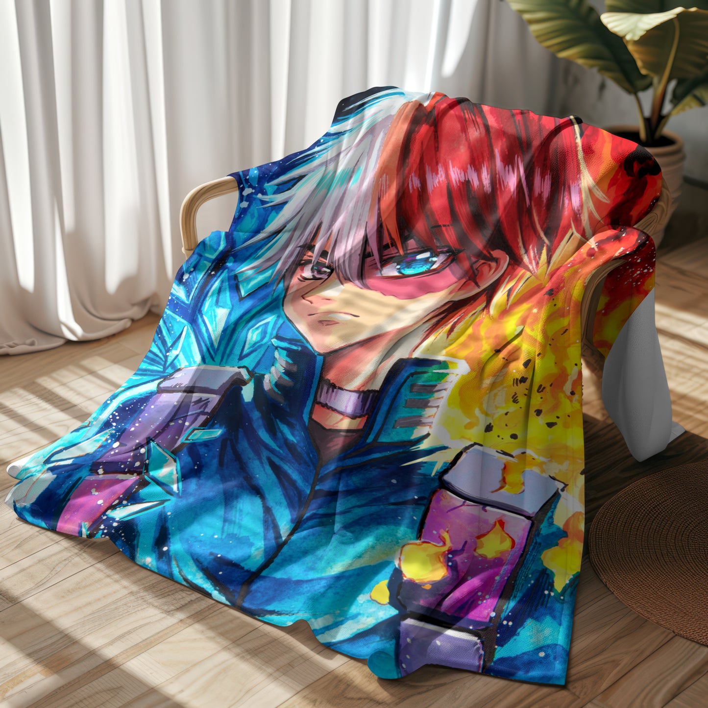 Fire & Ice blanket