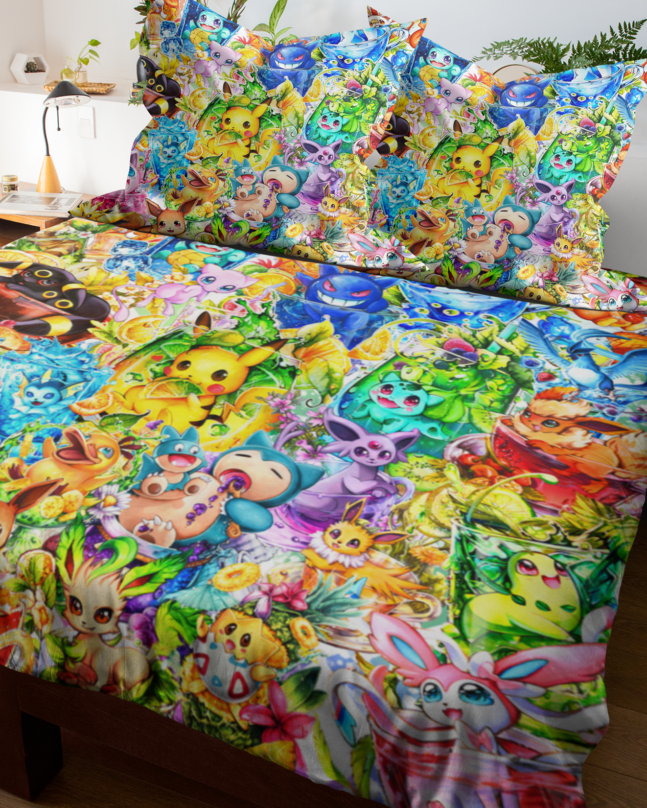 Fan Bettwäsche Set - Poke alle