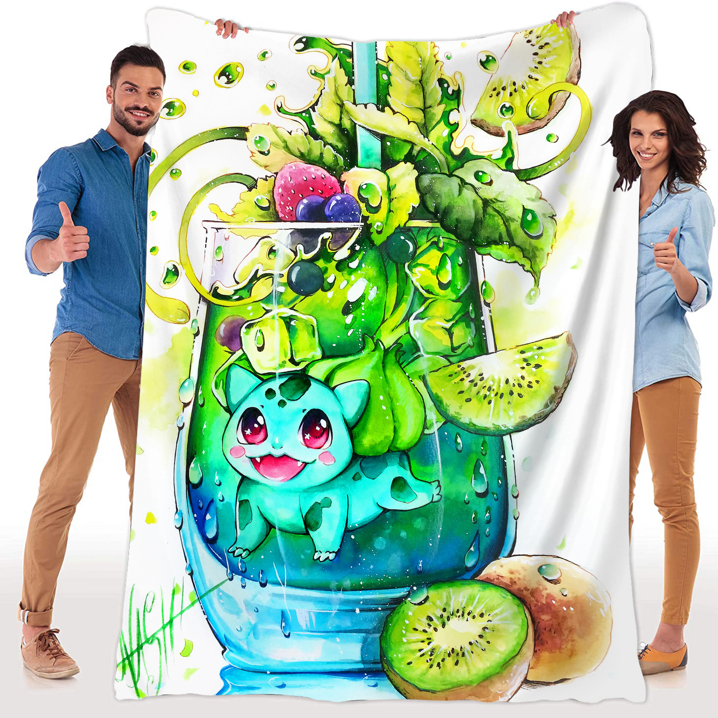 Green Spirit blanket