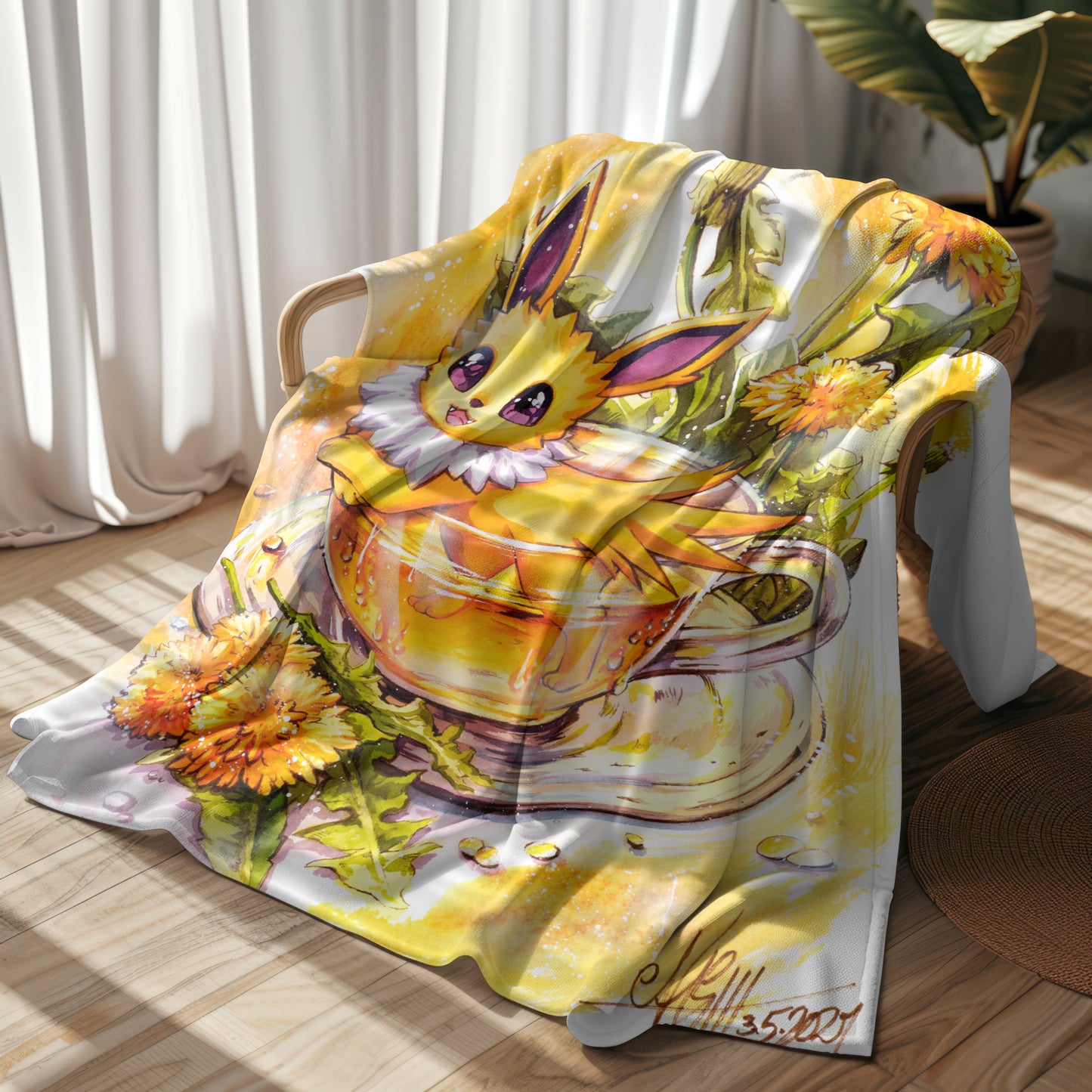 Dandeleon Tea blanket