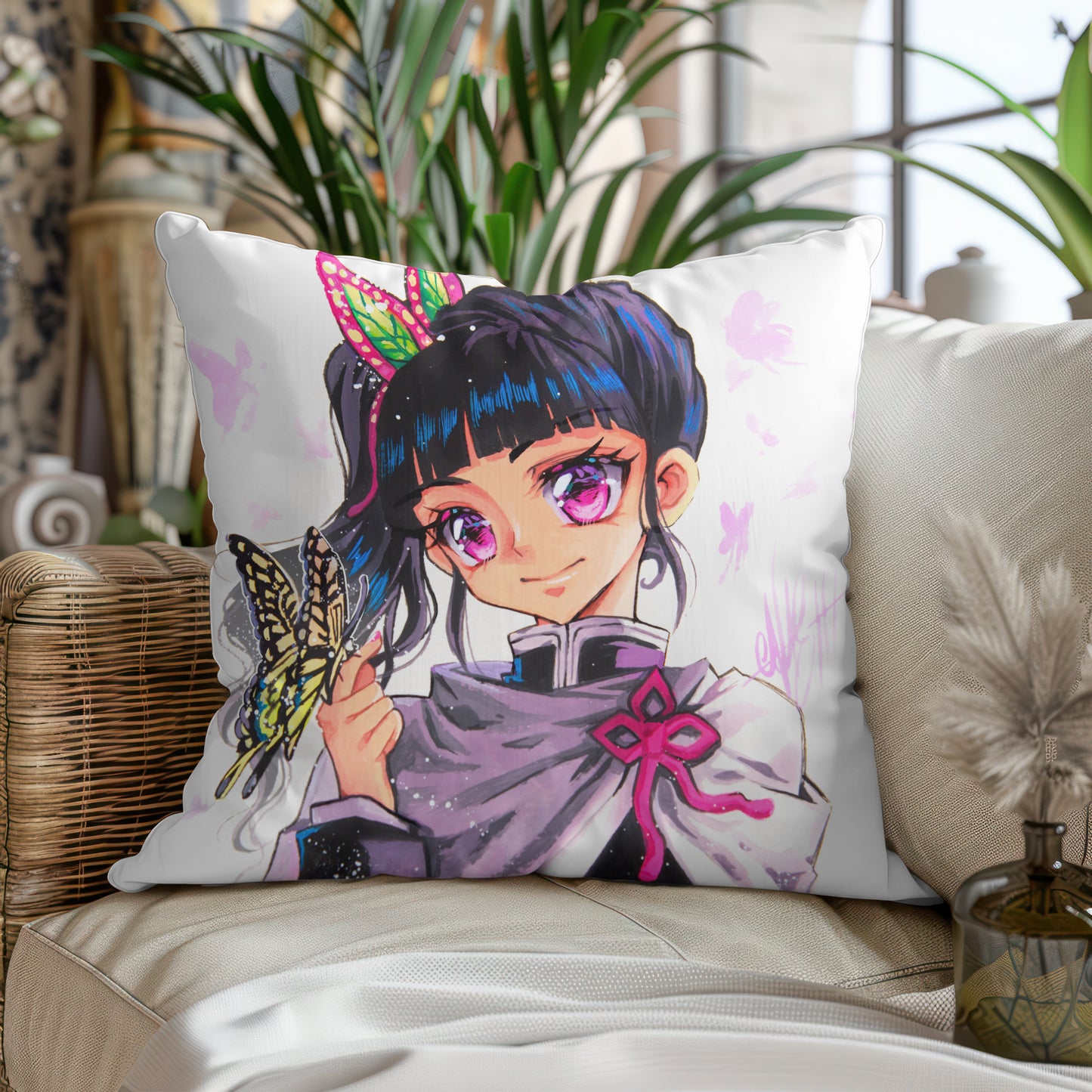 Mariposa 2 almohadas