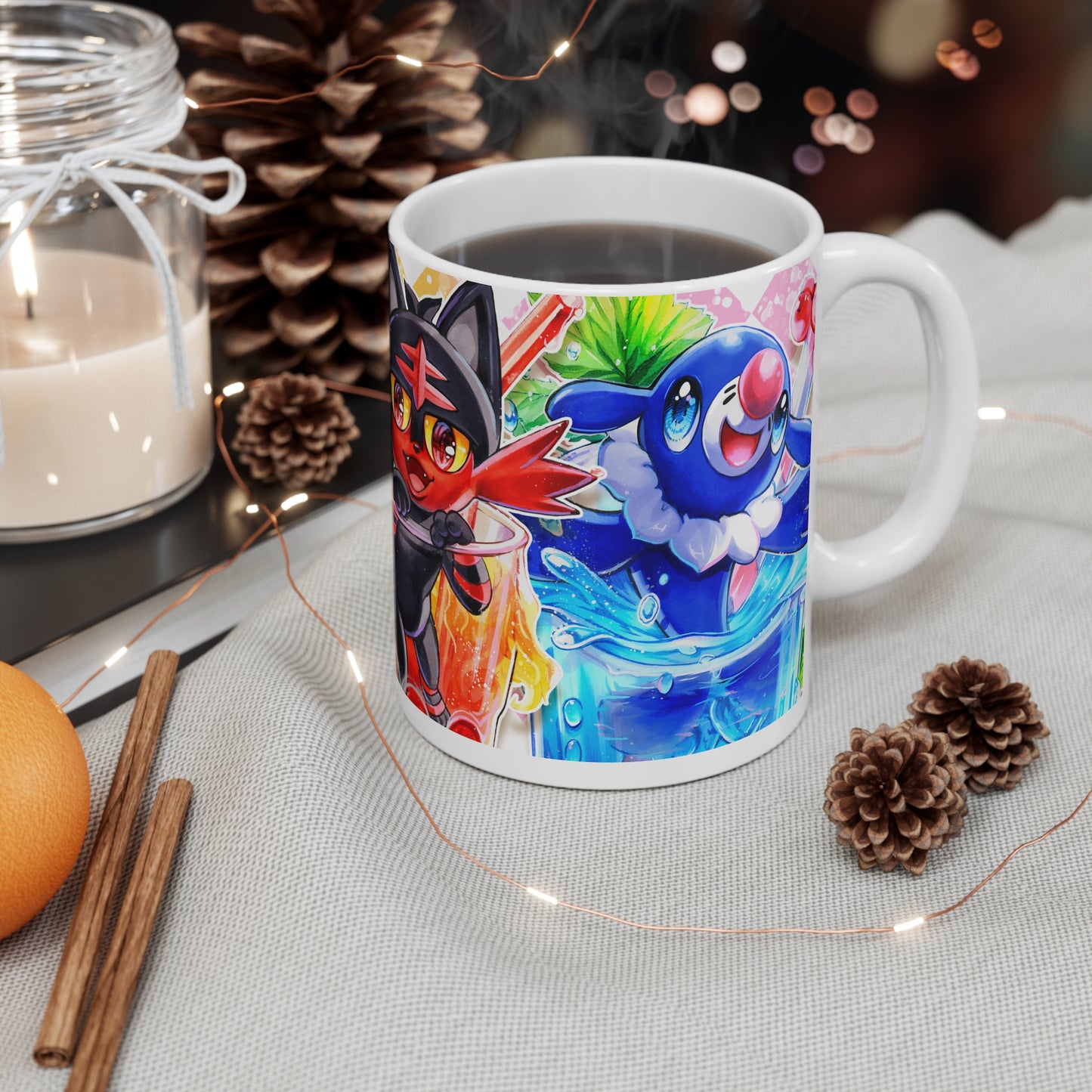 Poki Generation 7 Starter Tasse