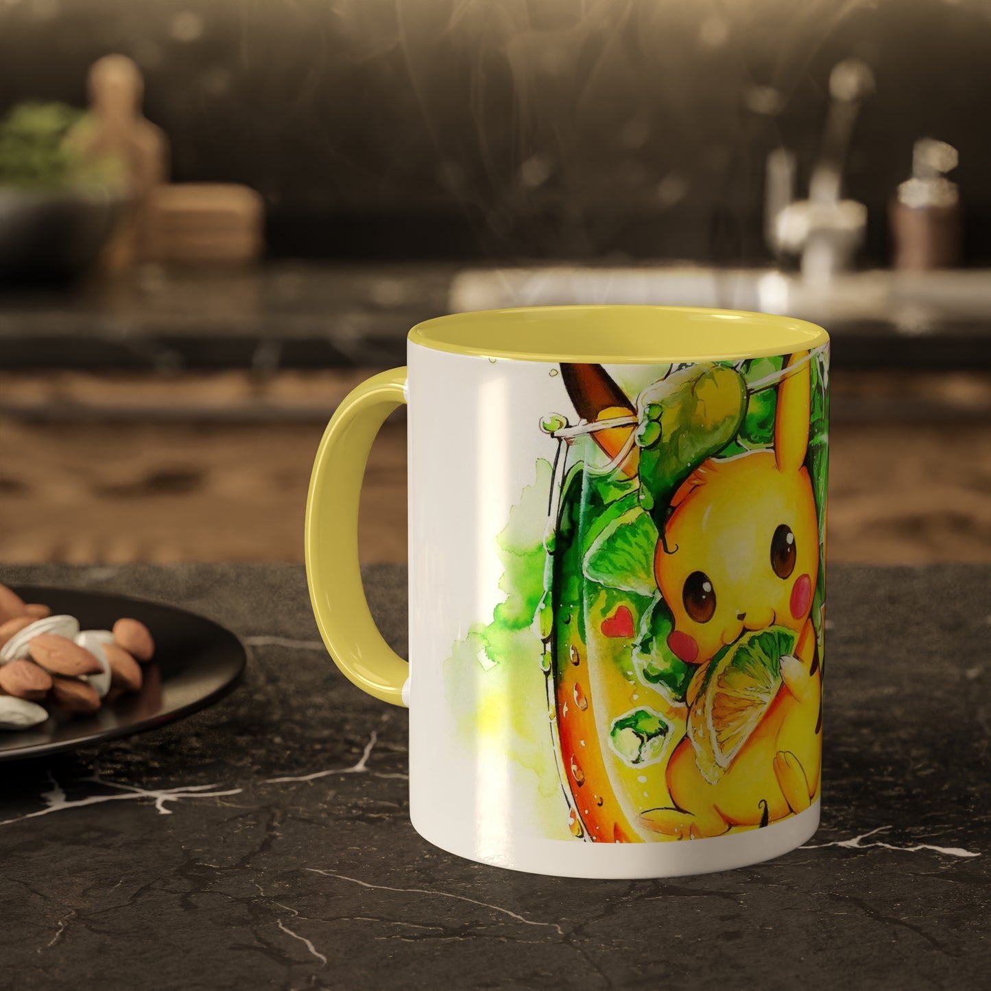 Taza de limón fresco