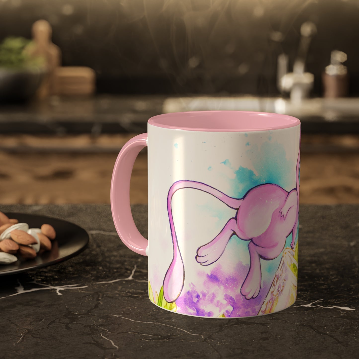 Taza de té flotante de refresco de guayaba