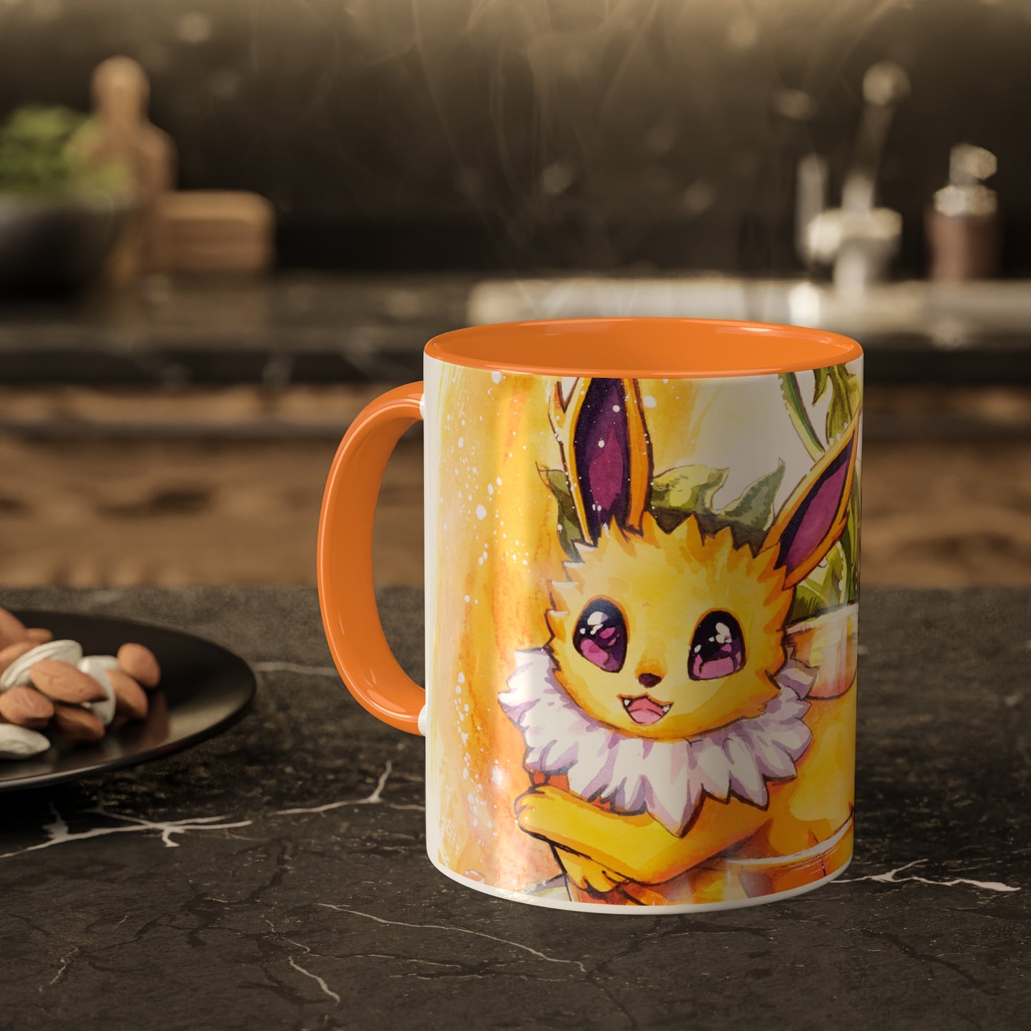 Taza de té de diente de león