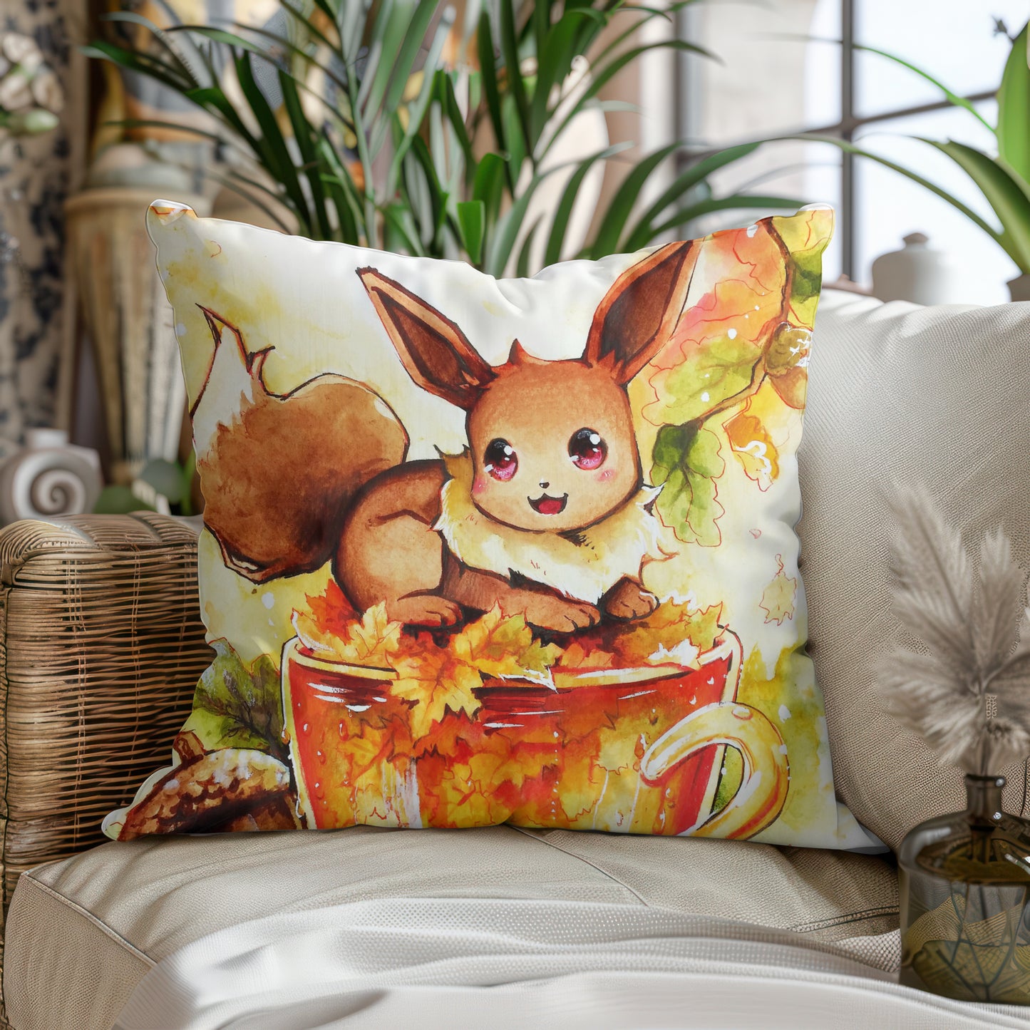Almohada de té de otoño