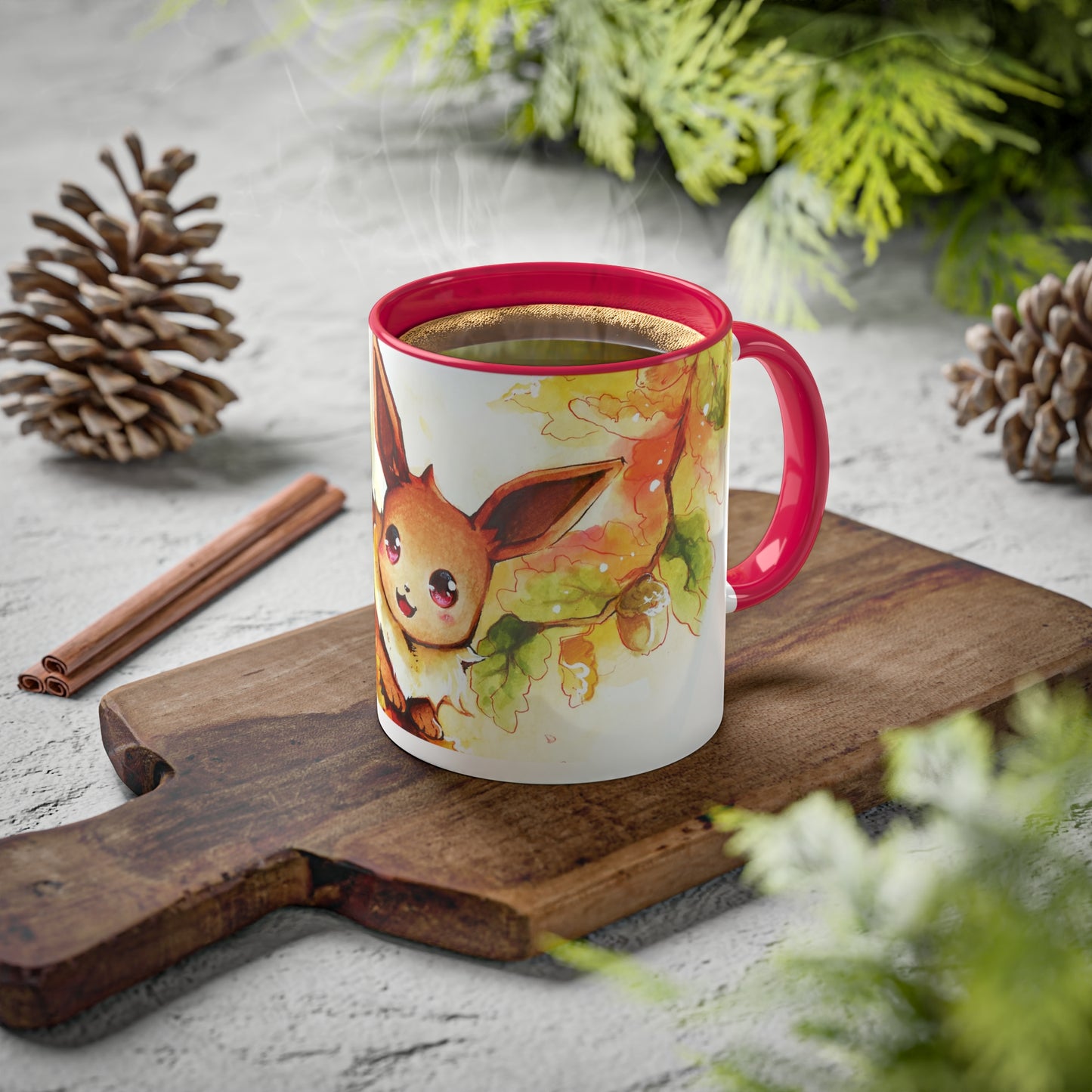 Taza de té de otoño