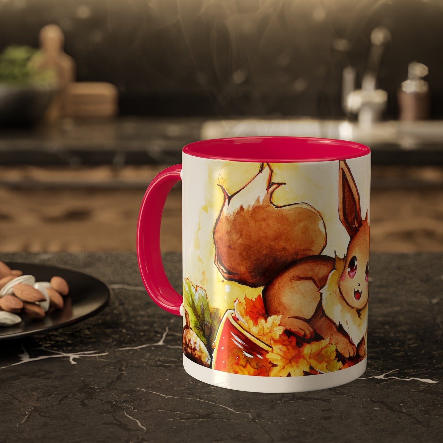 Taza de té de otoño