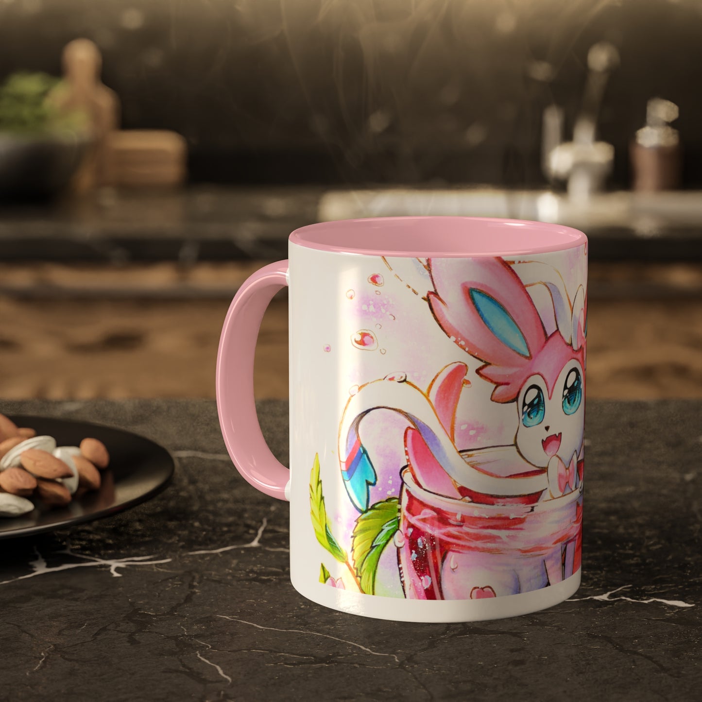 Taza de té feliz Sakura