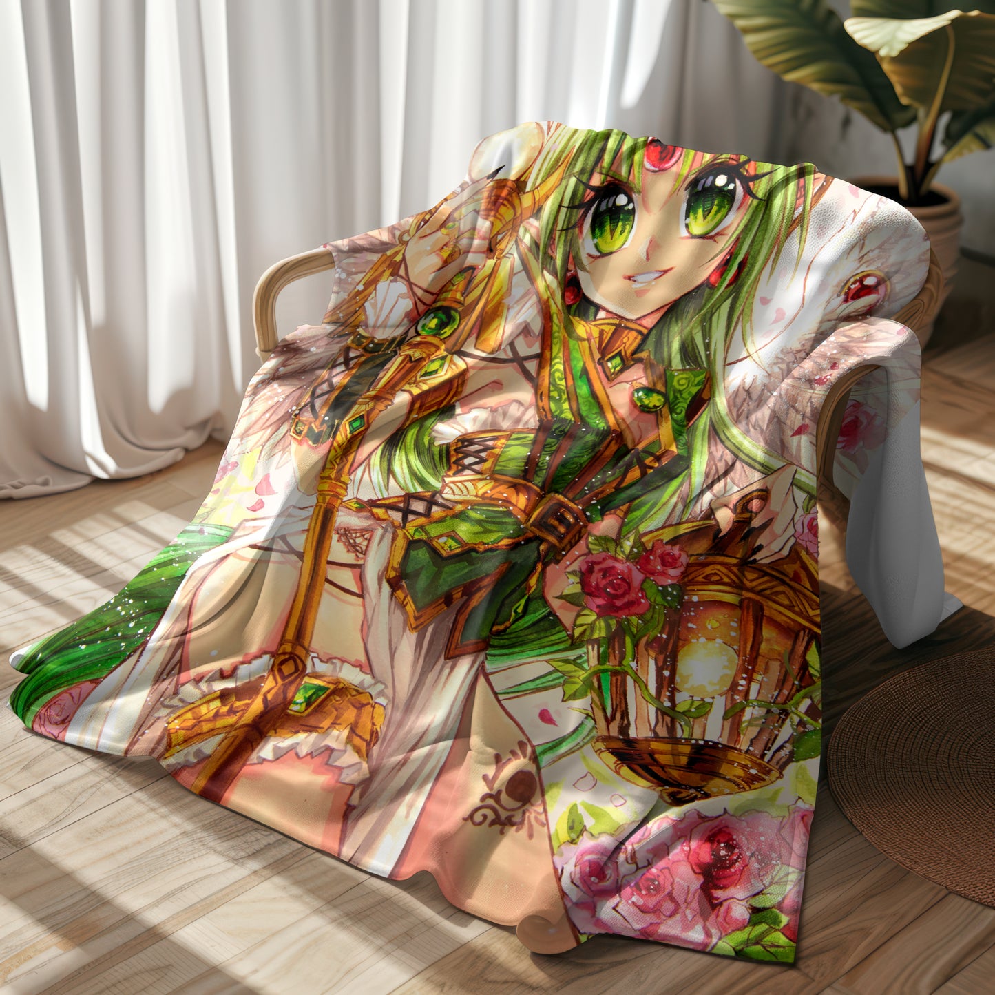 Green Magic Kuscheldecke