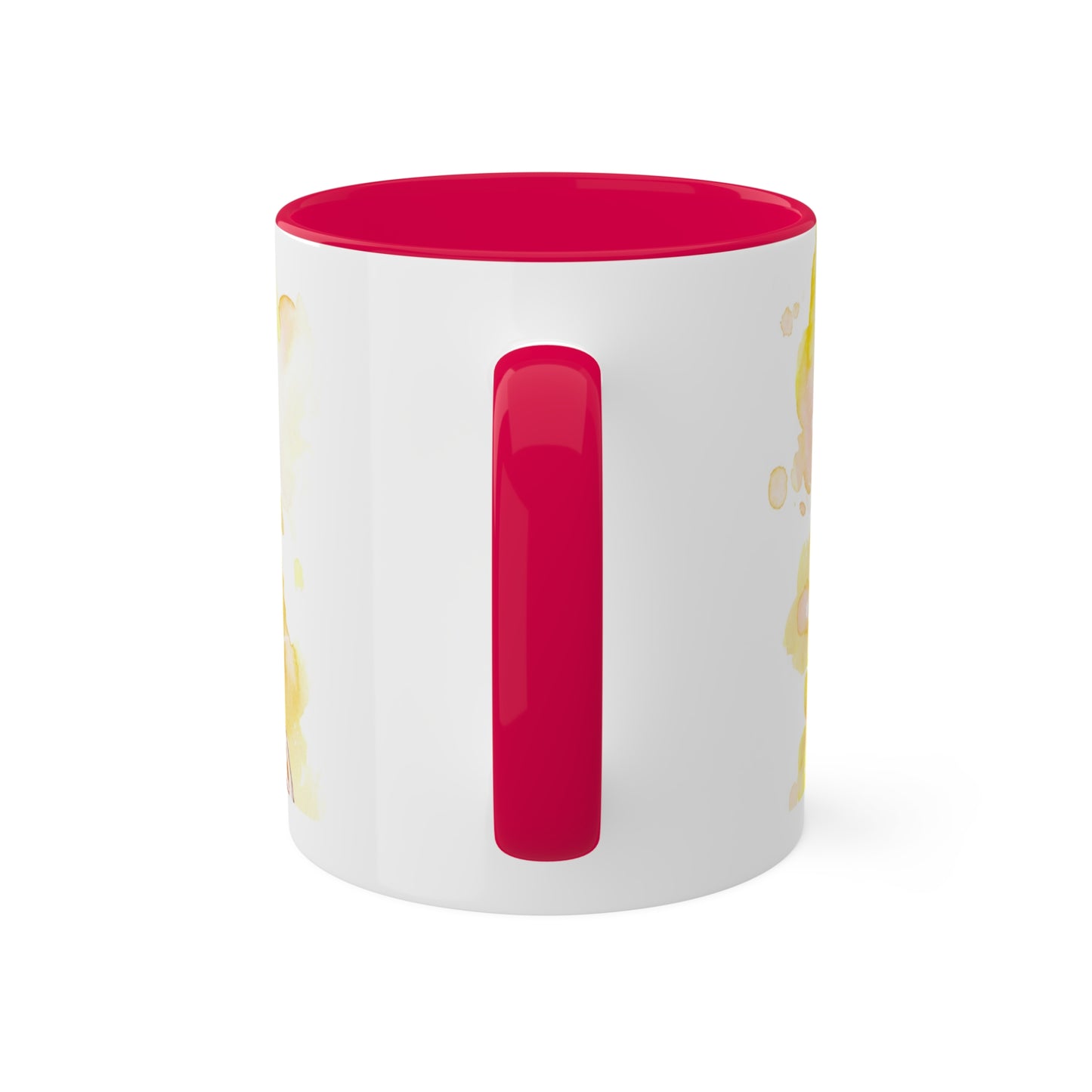 Taza de té esponjosa de rosa mosqueta