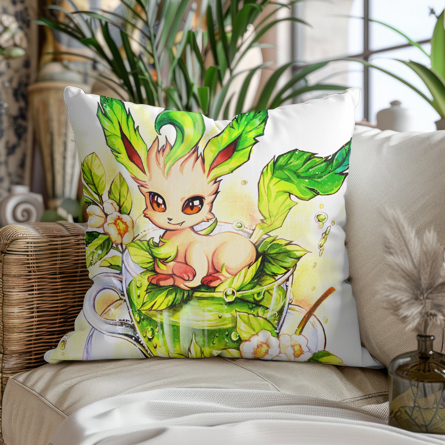 Almohada de té verde Mystic River