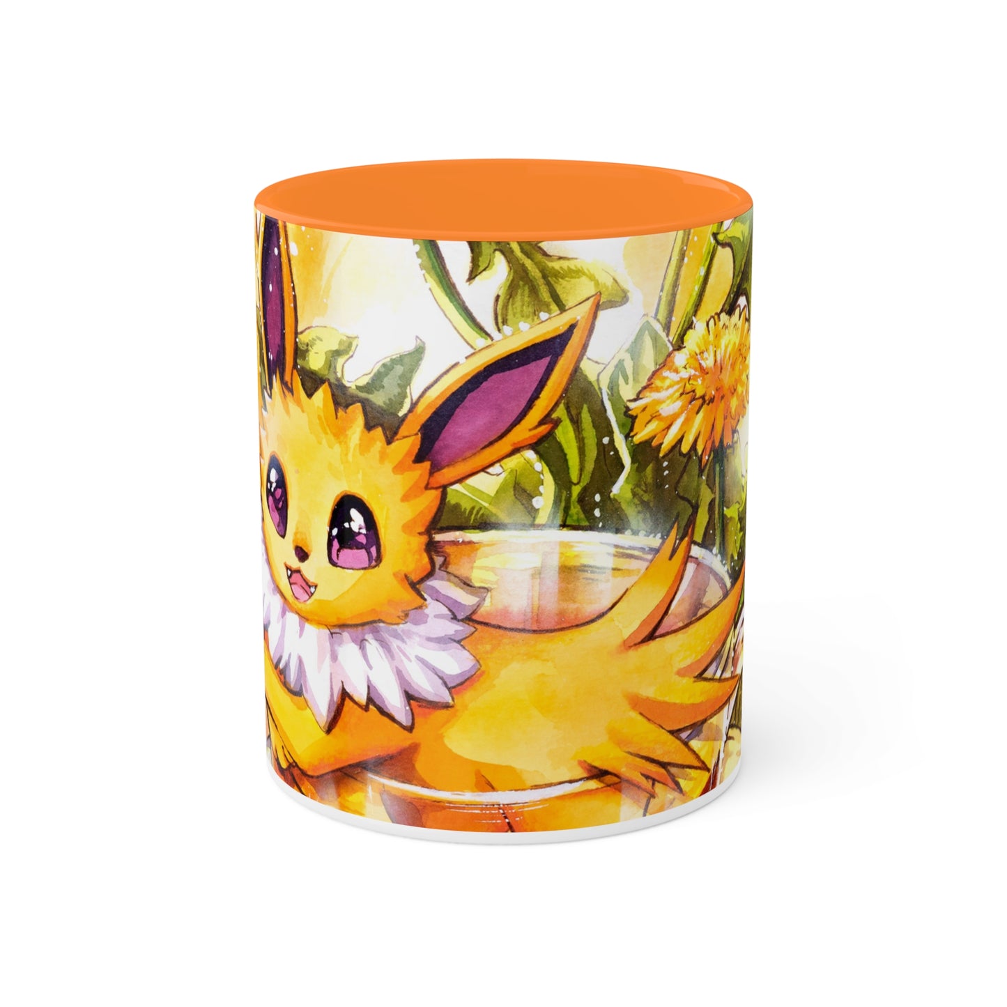 Taza de té de diente de león