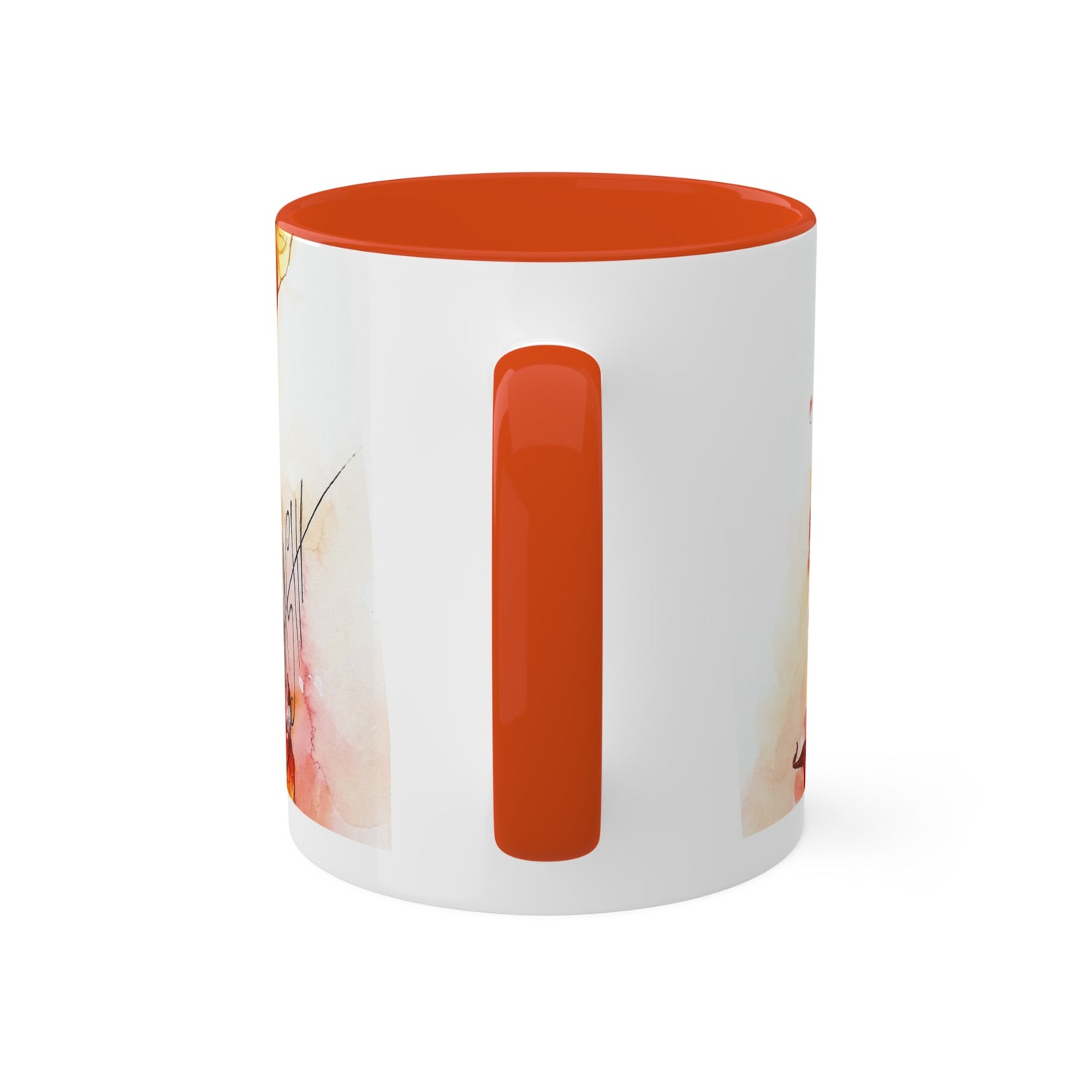 Taza de fuego caliente
