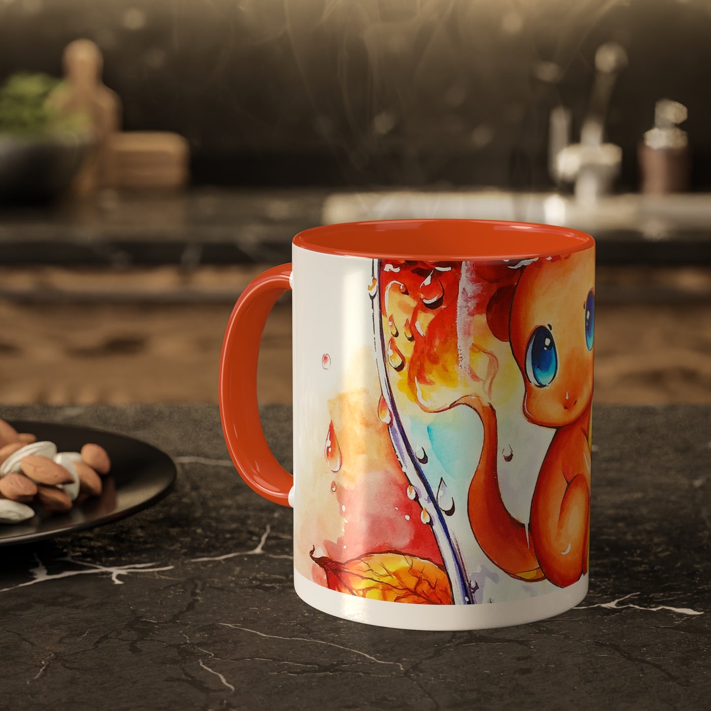 Taza de fuego caliente