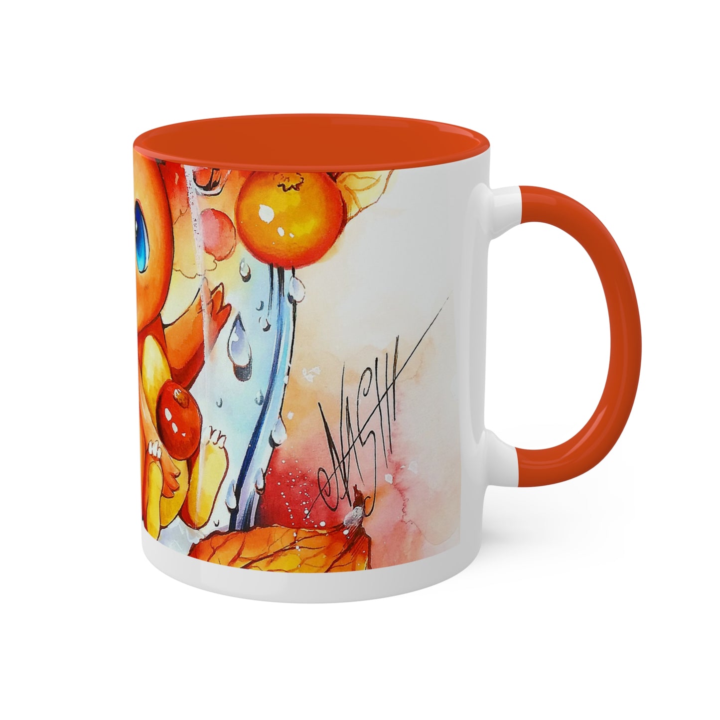 Taza de fuego caliente