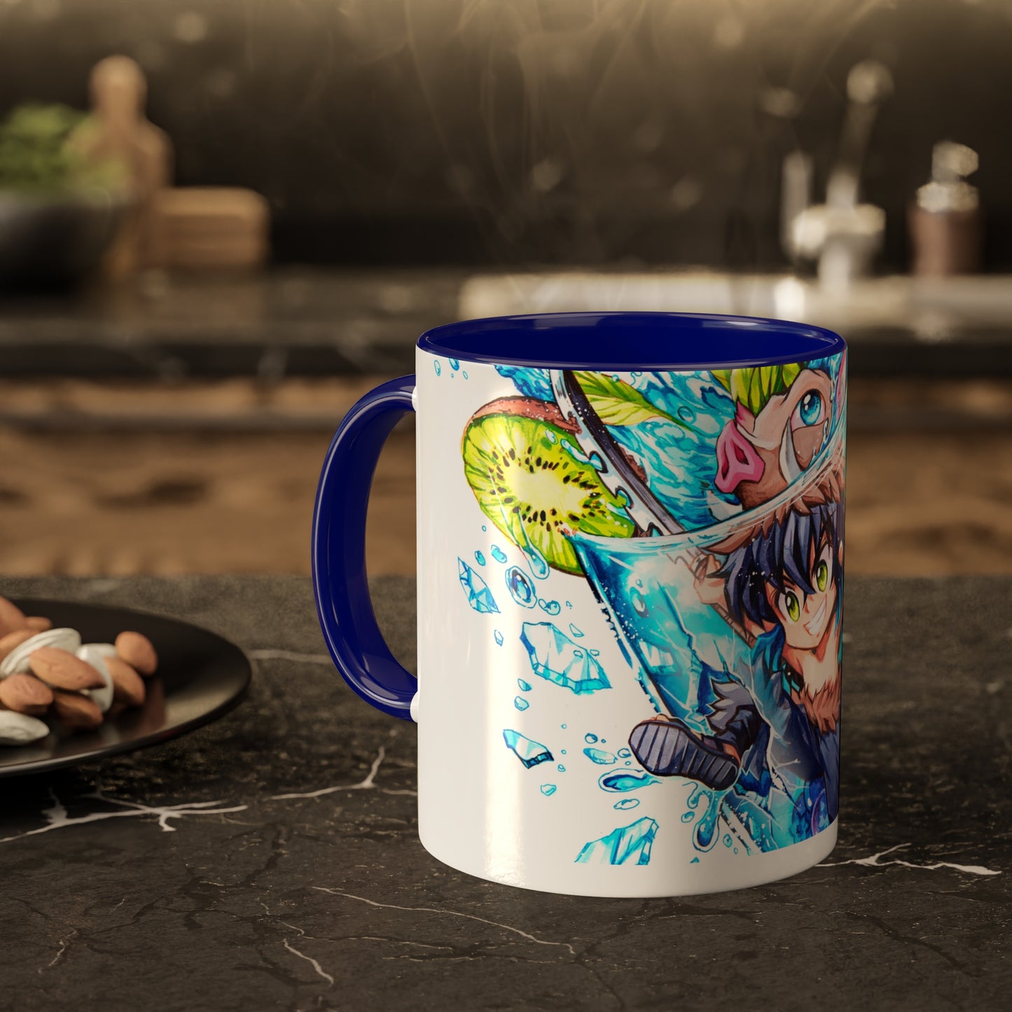 taza de refresco de kiwi