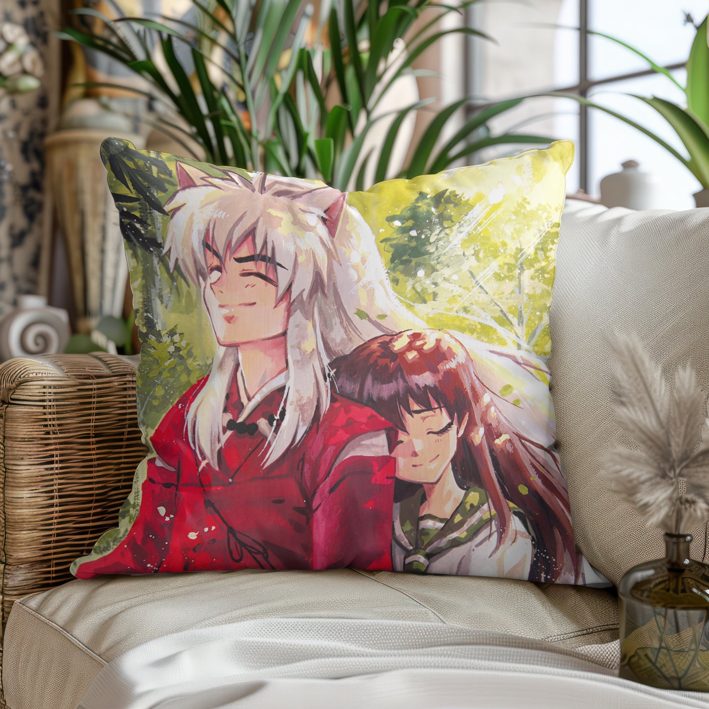Almohada de pareja de demonios