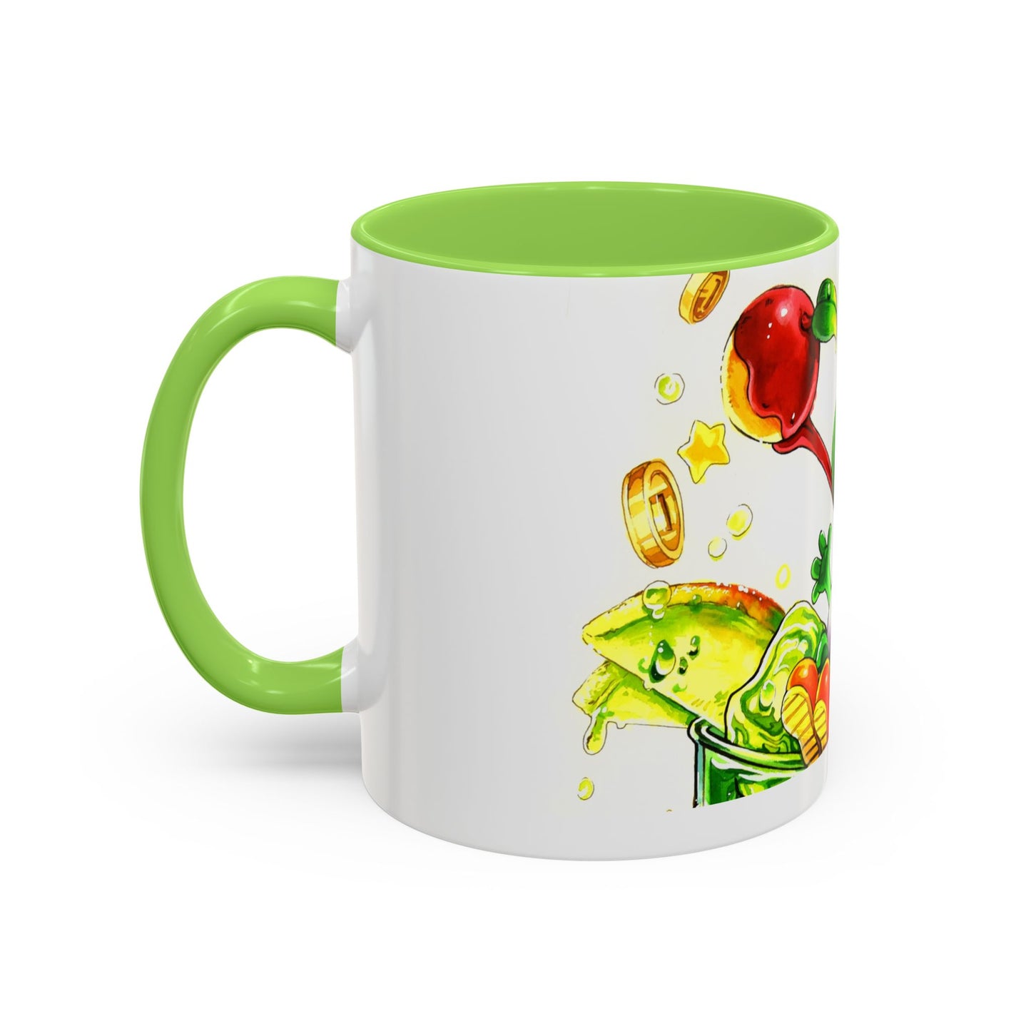 Taza de granizado verde