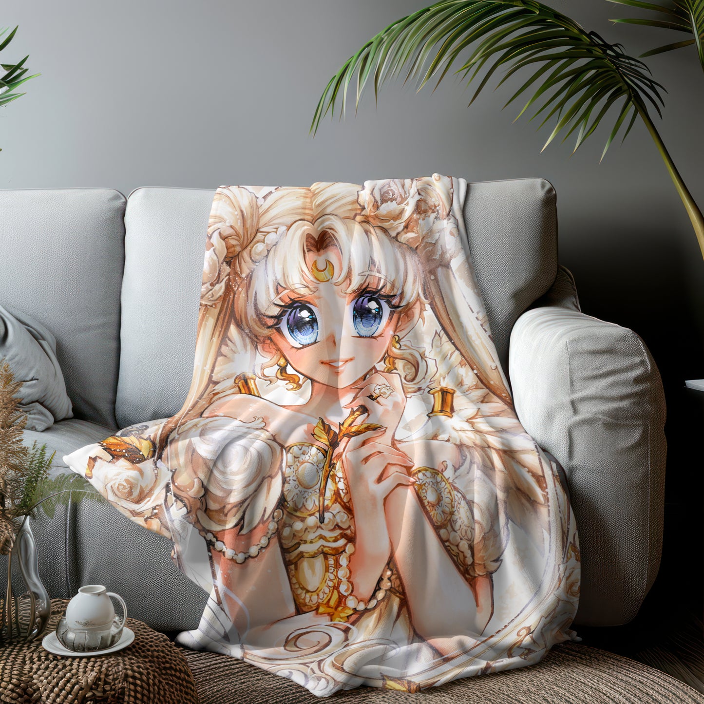 Fan - manta de peluche Moon Warrior Edición 2024