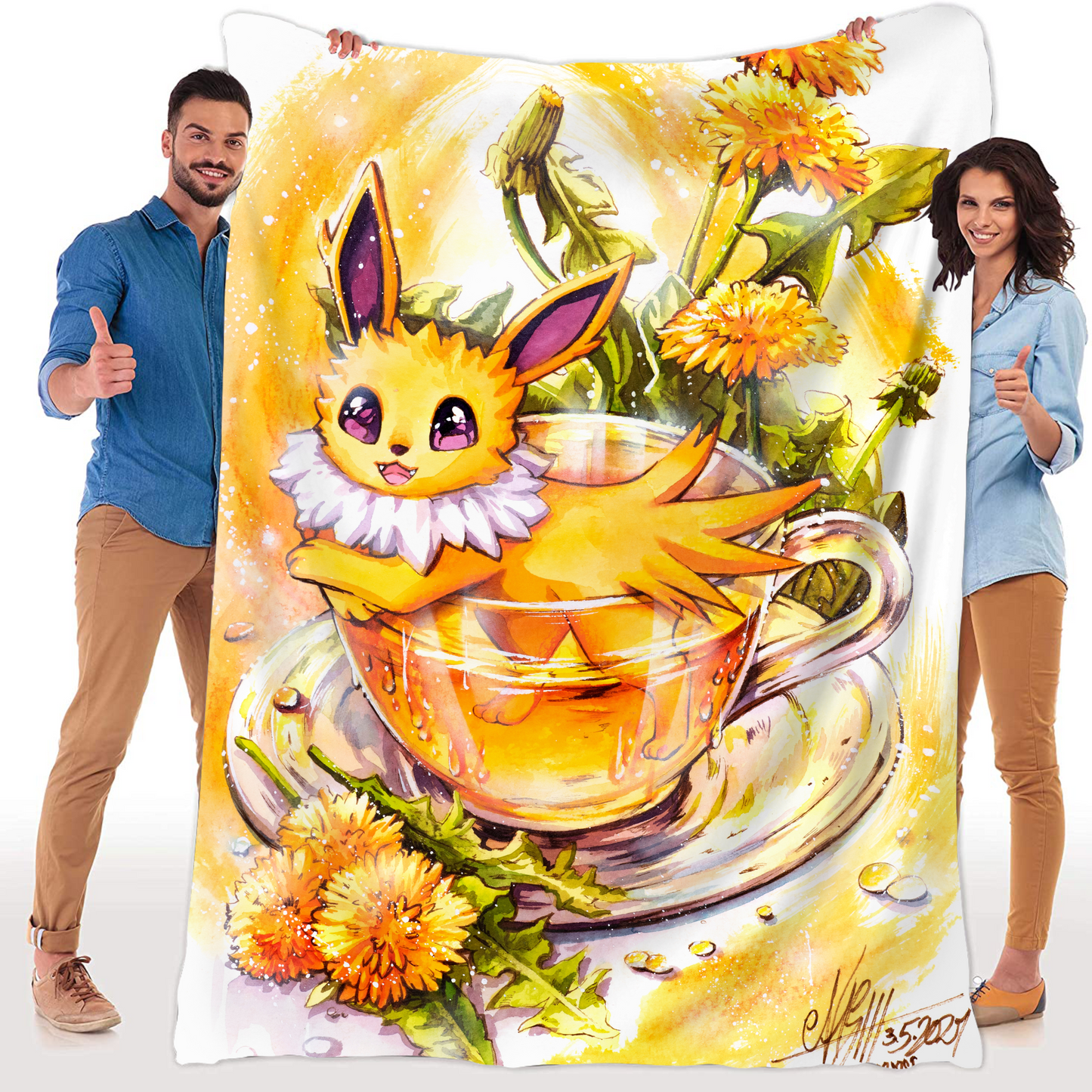 Dandeleon Tea blanket