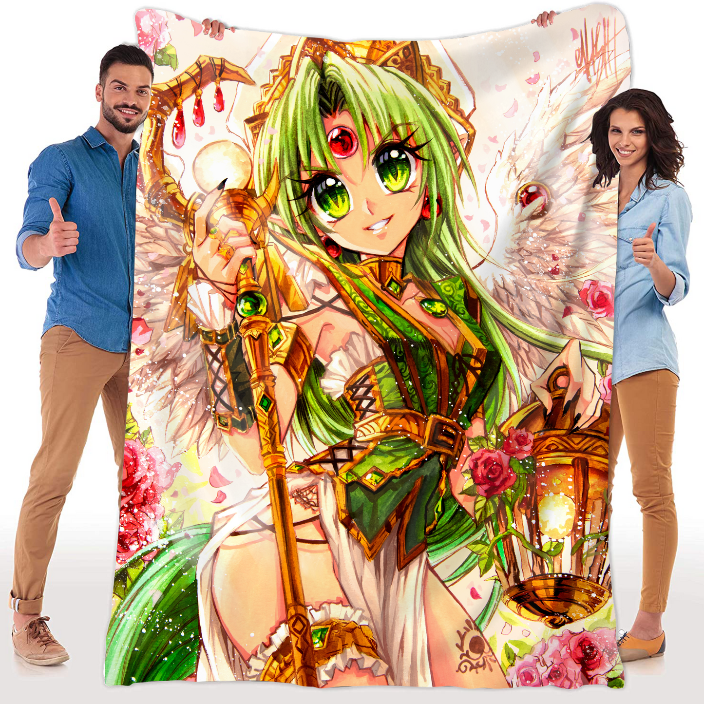 Green Magic Kuscheldecke