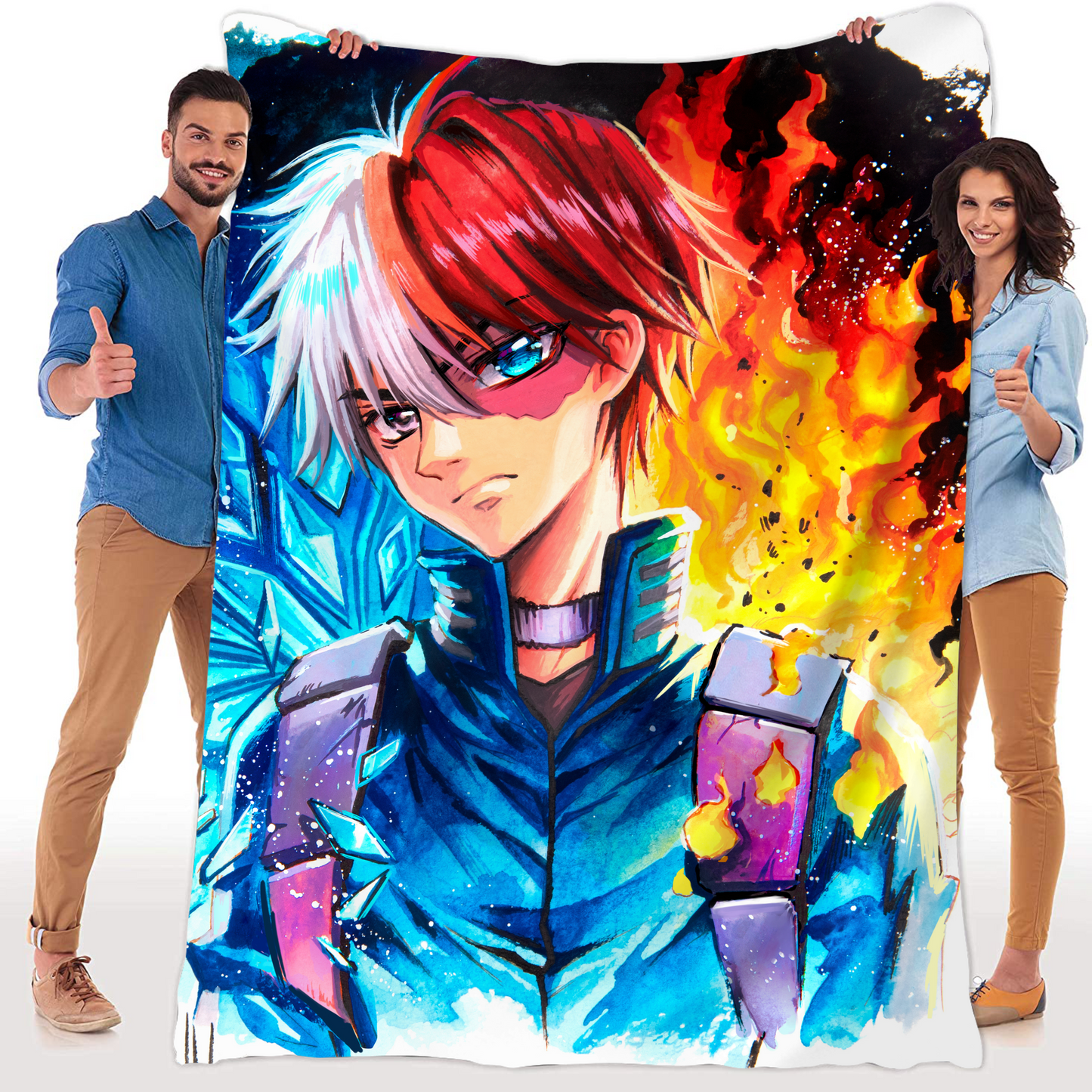 Fire & Ice blanket