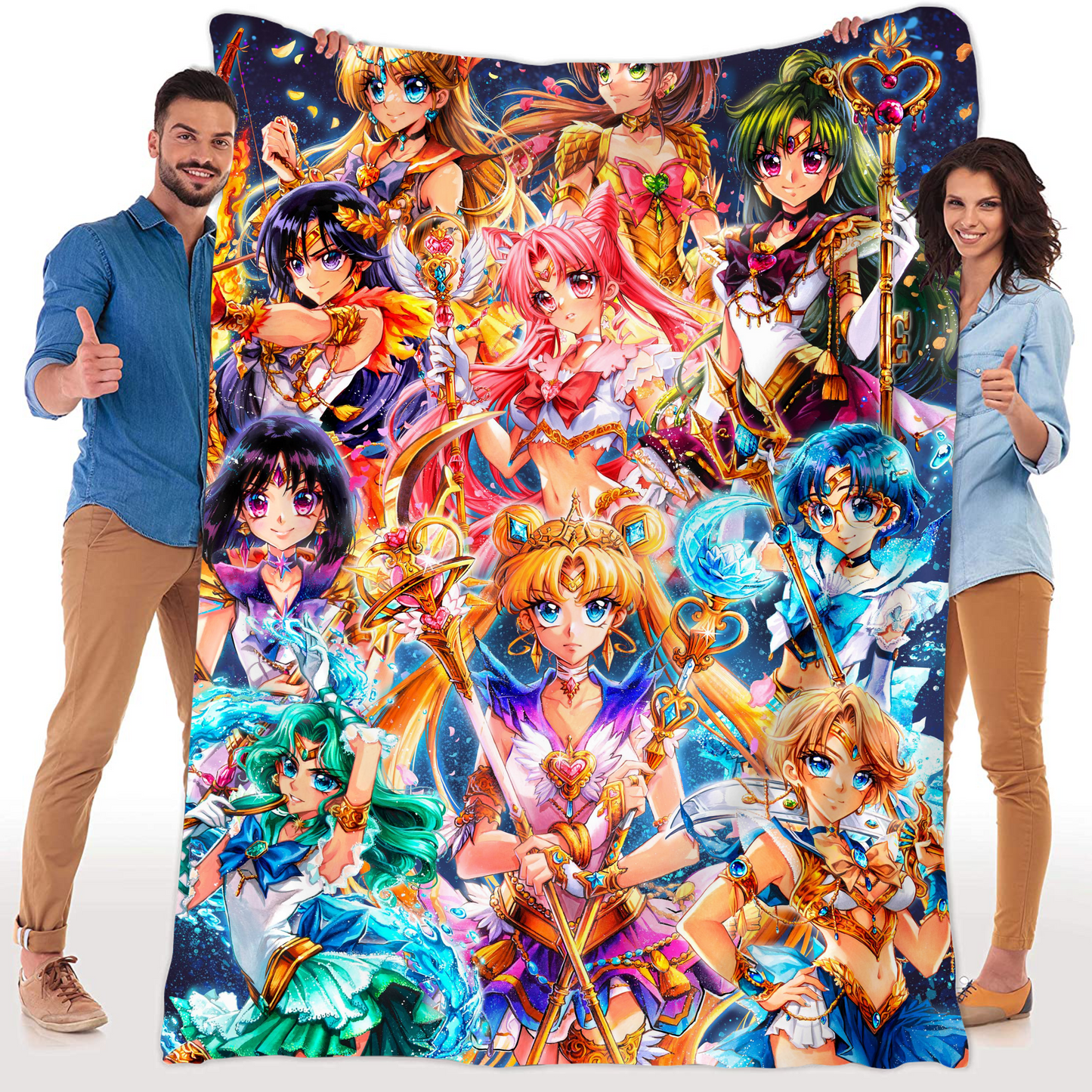 Fan - Kuscheldecke Moon Warrior Edition