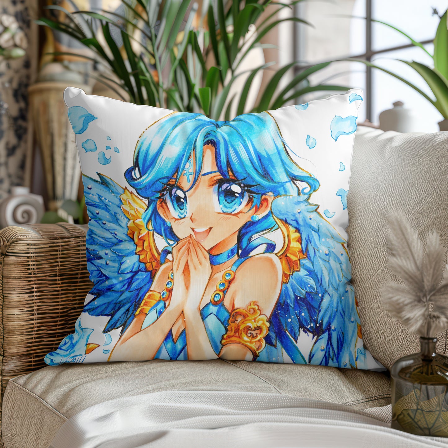 Almohada Luna Ángel Mercurio