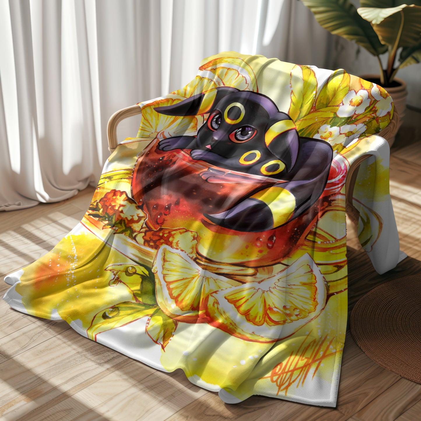 Sleepy Lemon Tea blanket