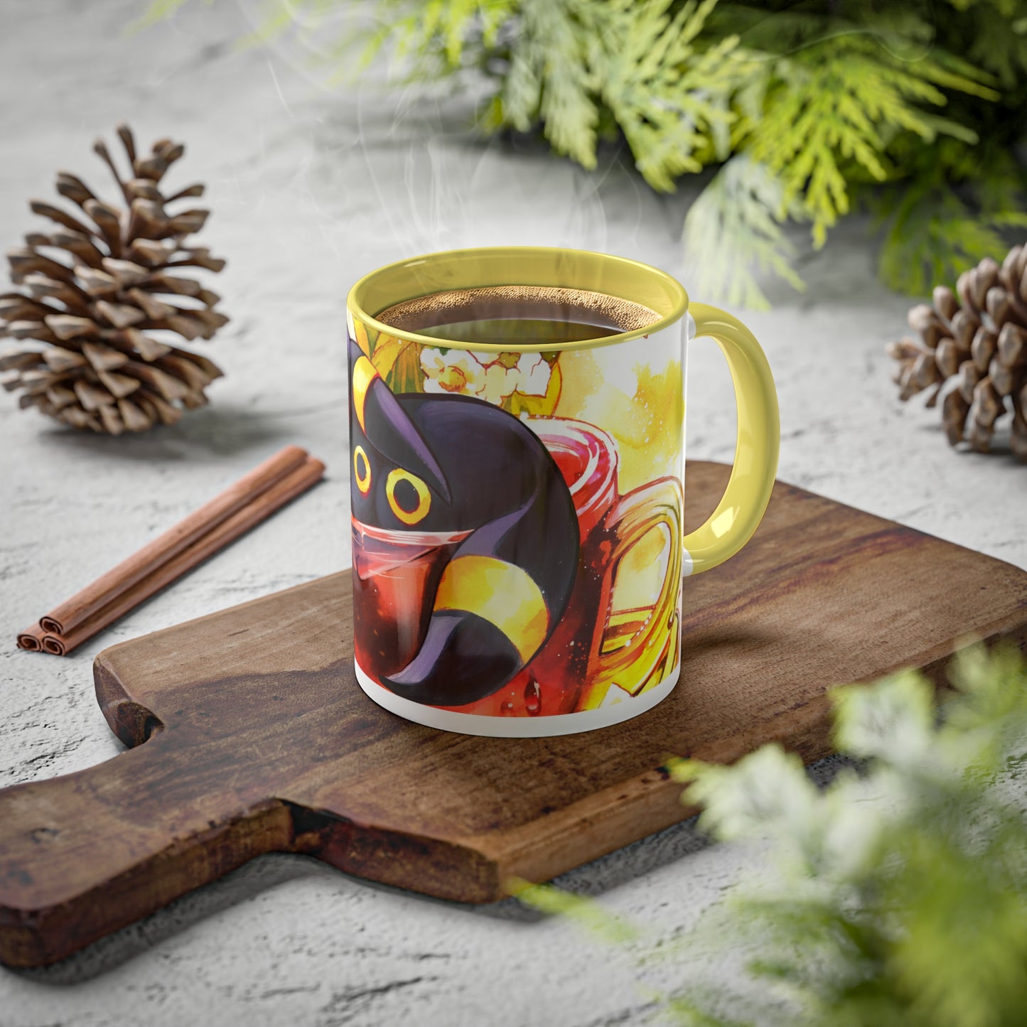 Taza de té de limón soñoliento