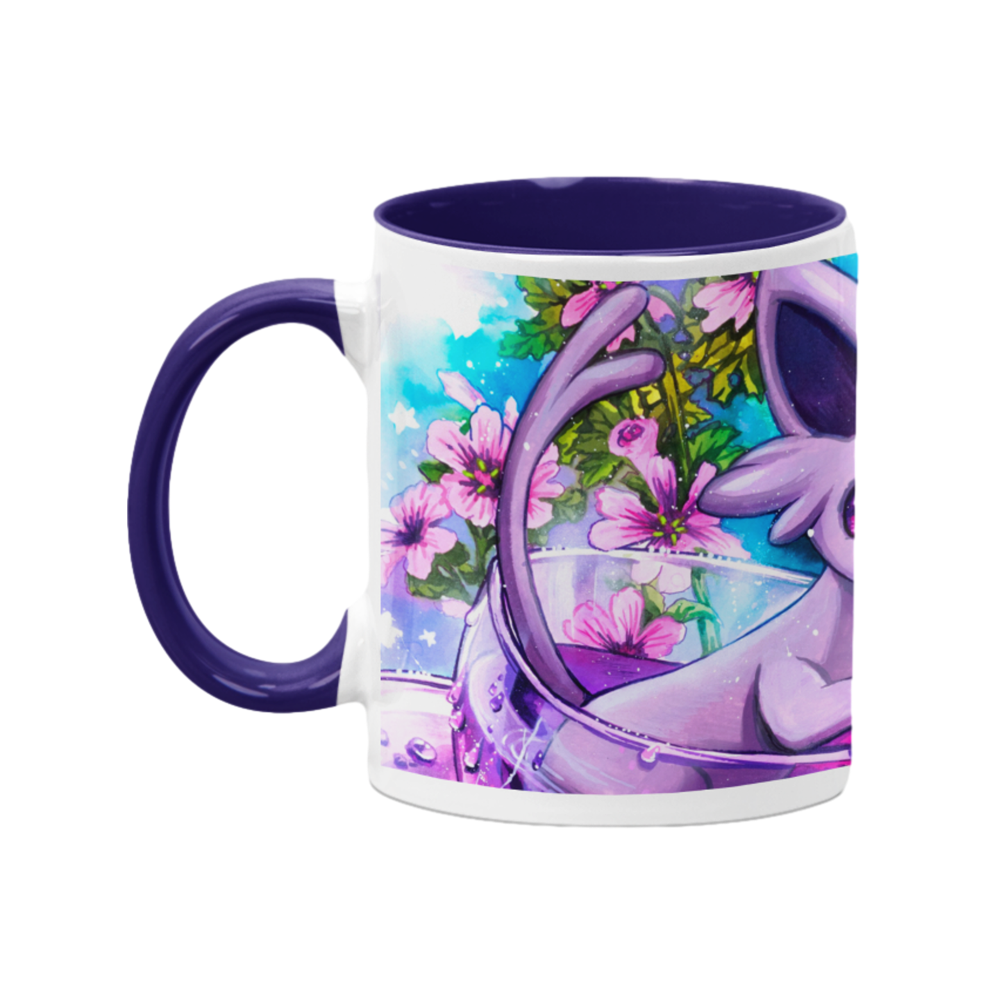 taza de té de malva