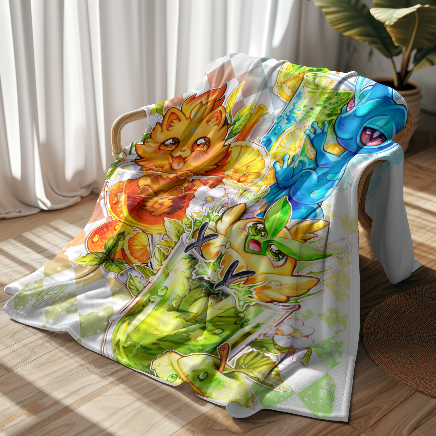 Fan - Kuscheldecke Starter Gen 10 Pokis