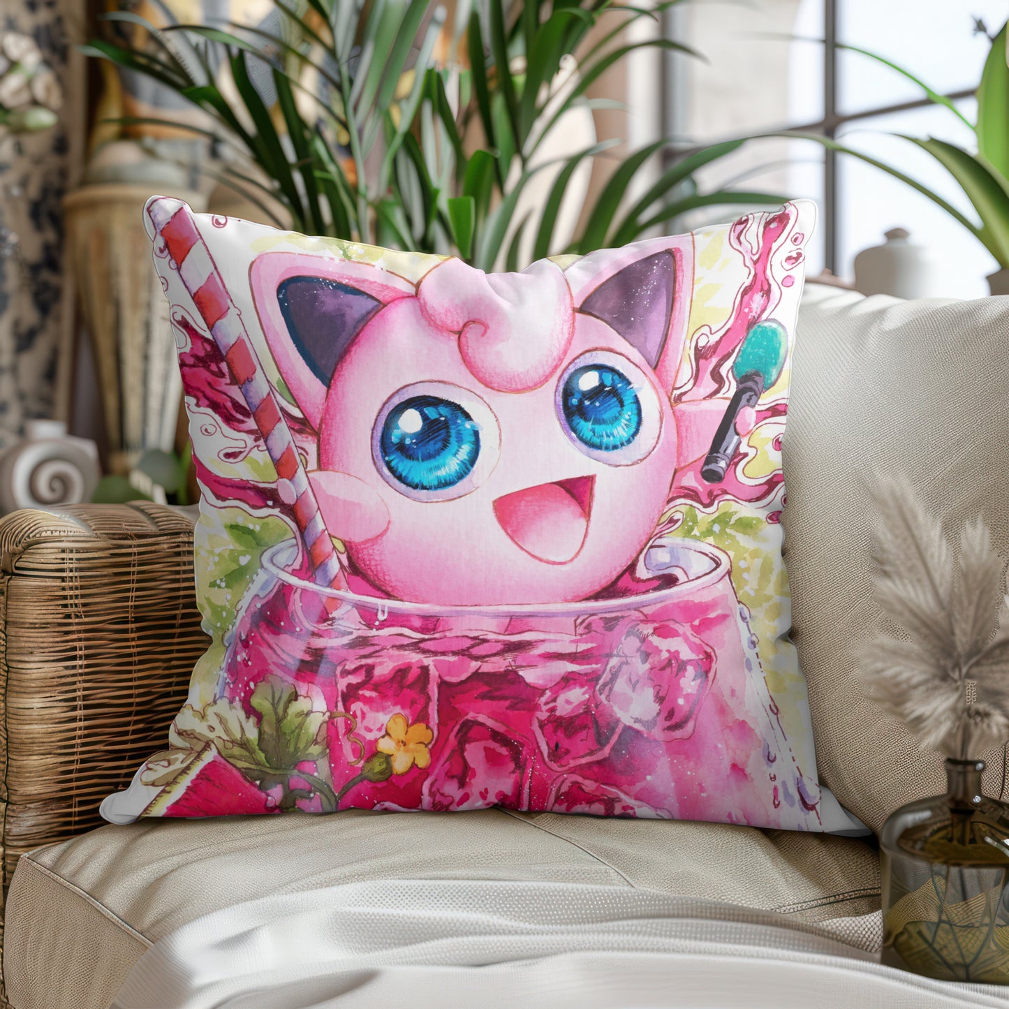 Almohada oscilante de refresco de melón