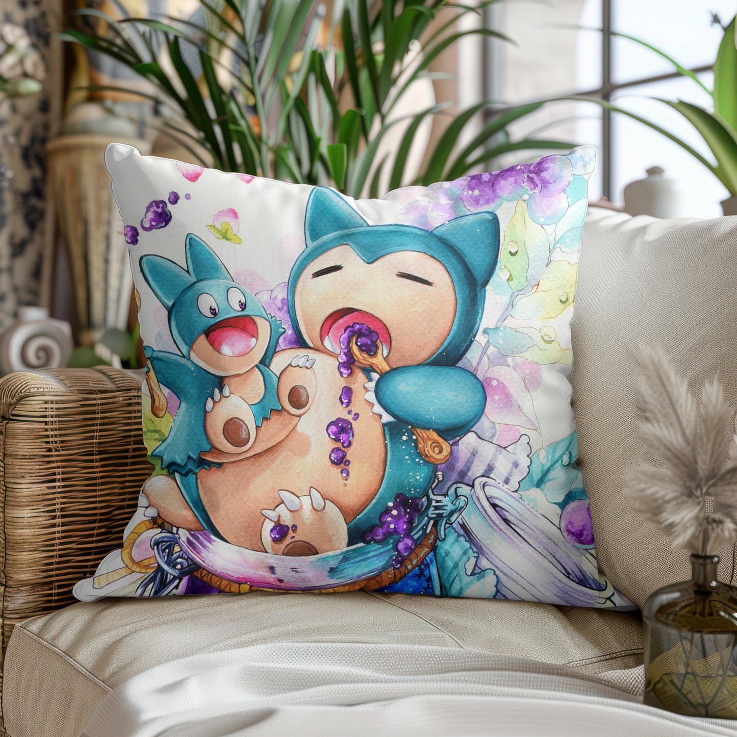 Almohada de mermelada de arándanos