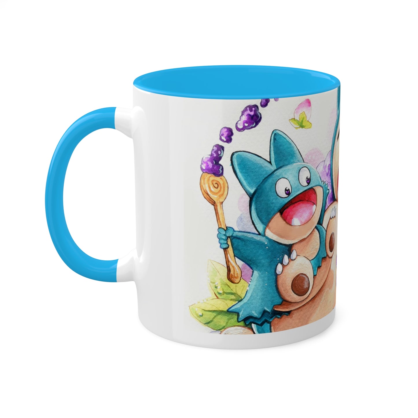 Taza de mermelada de arándanos