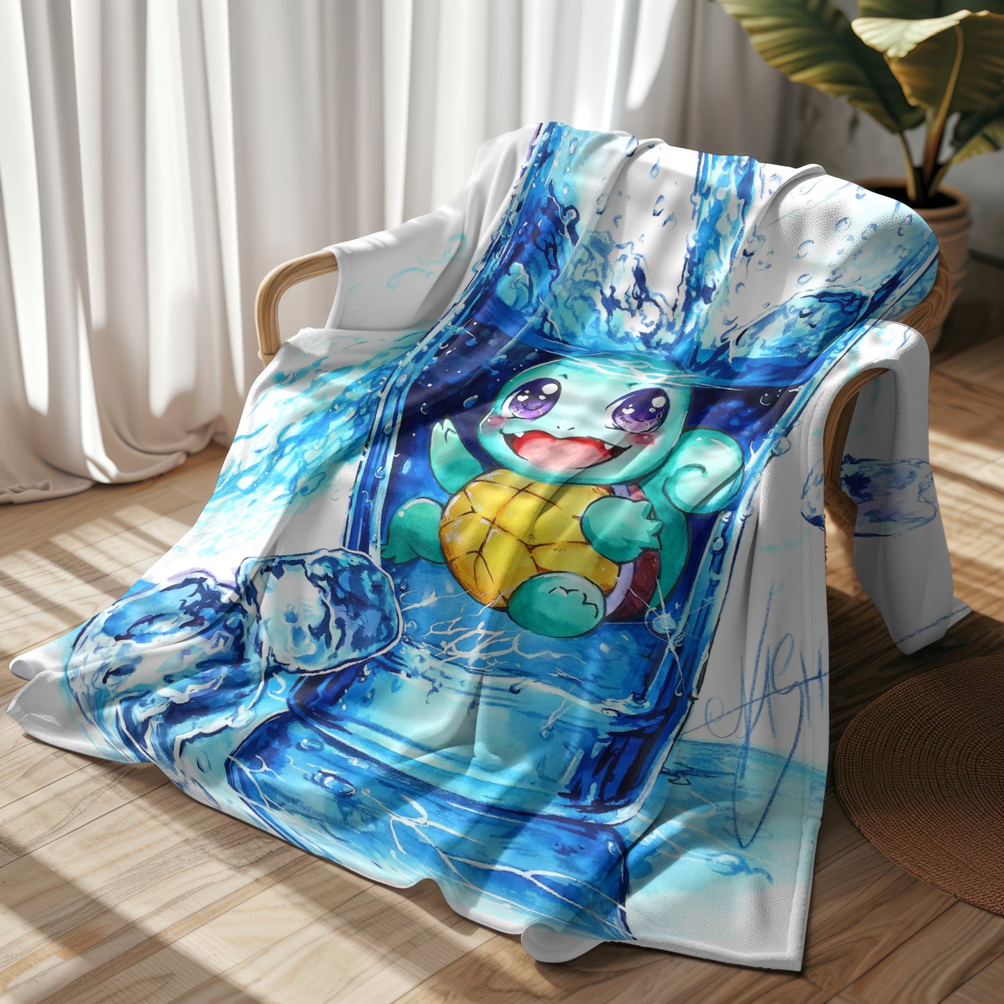 Manta de peluche Water Splash