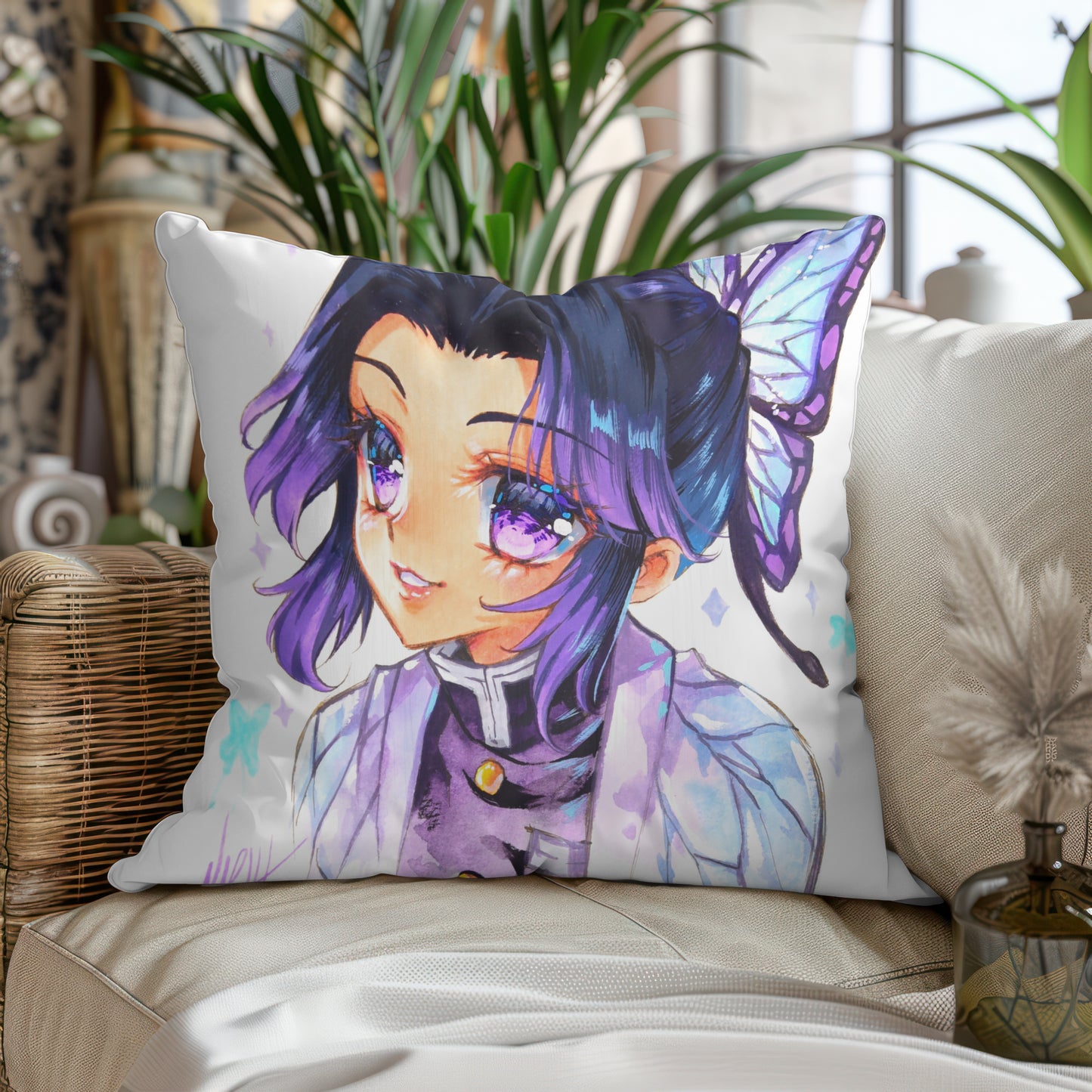 Almohada mariposa