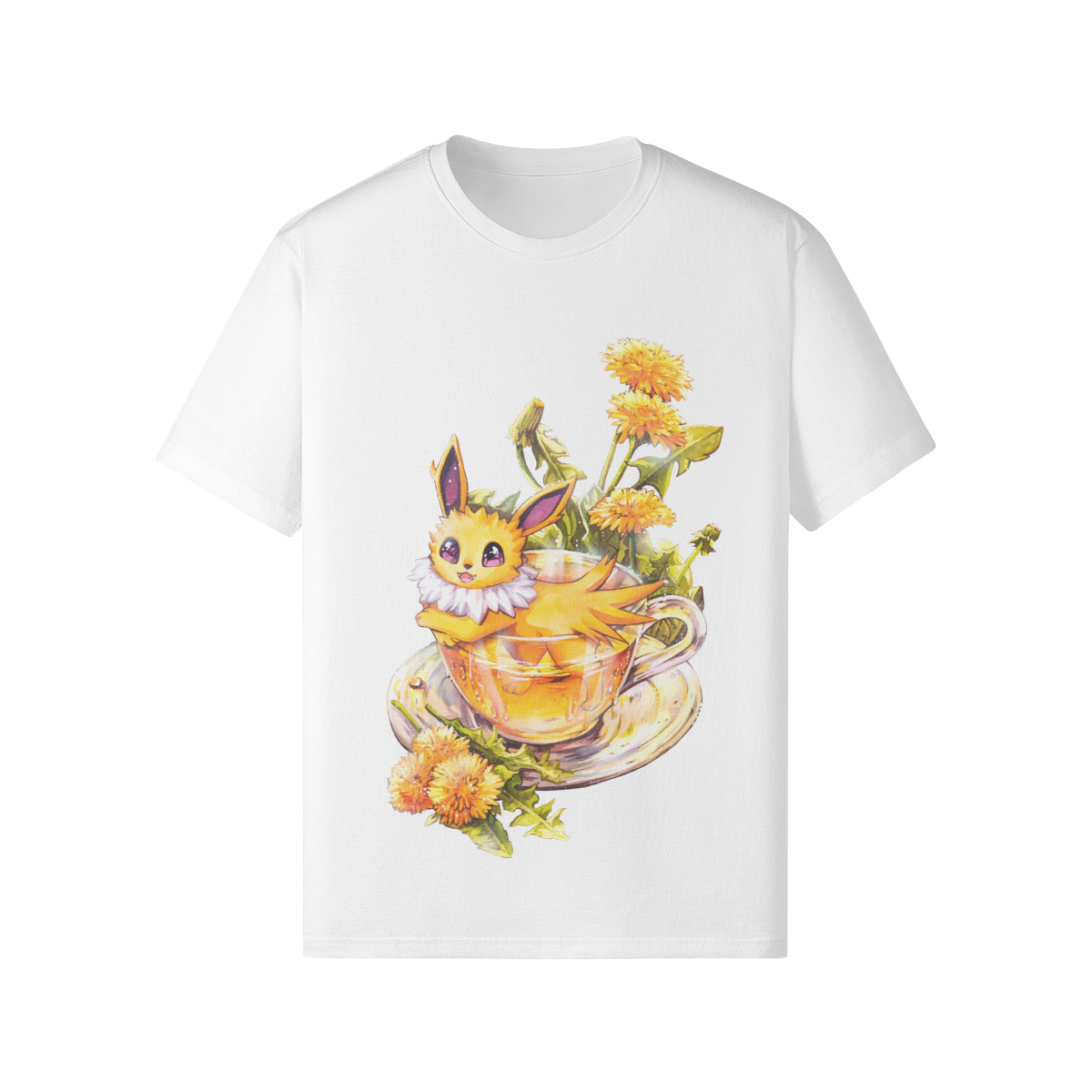 Camiseta de té de diente de león