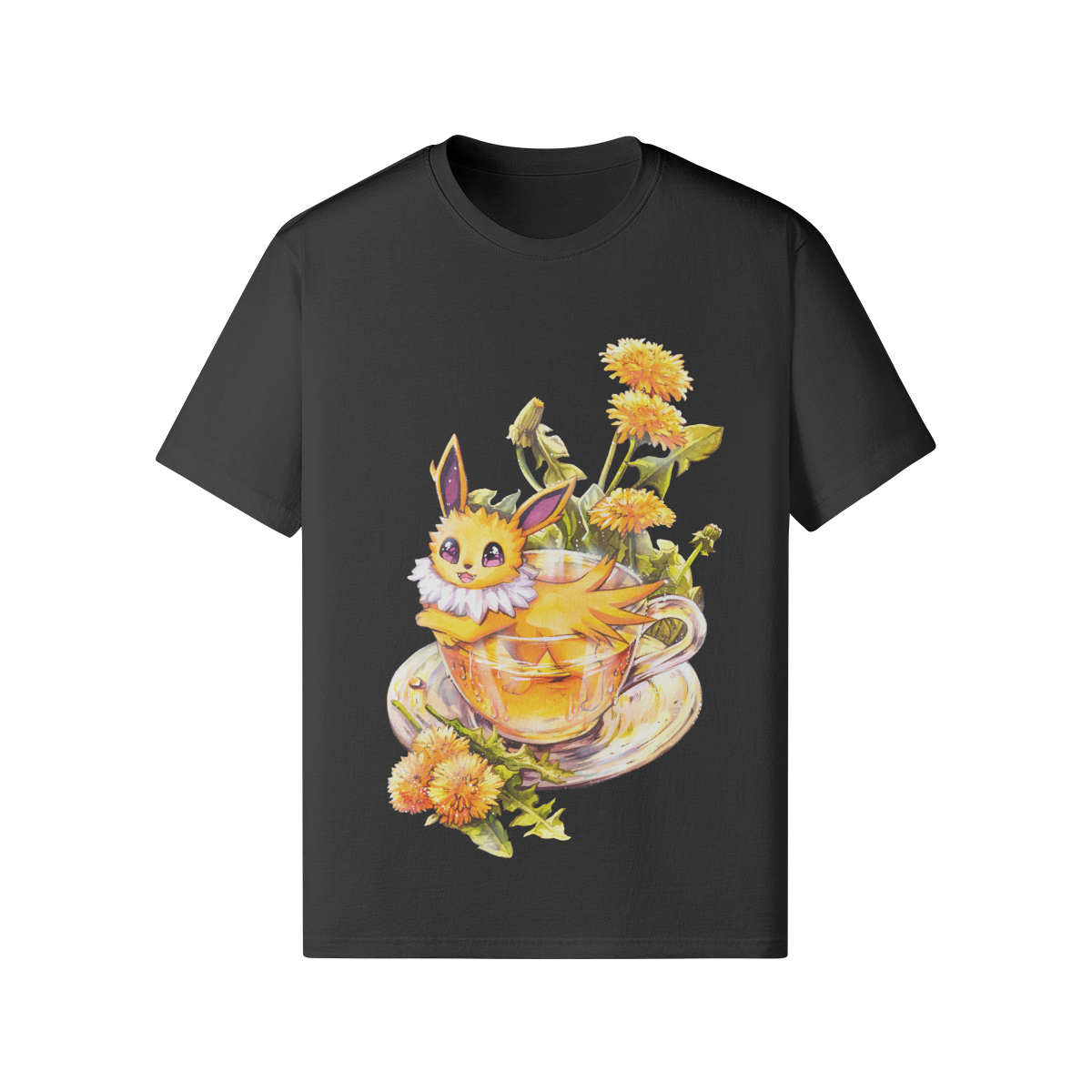 Camiseta de té de diente de león