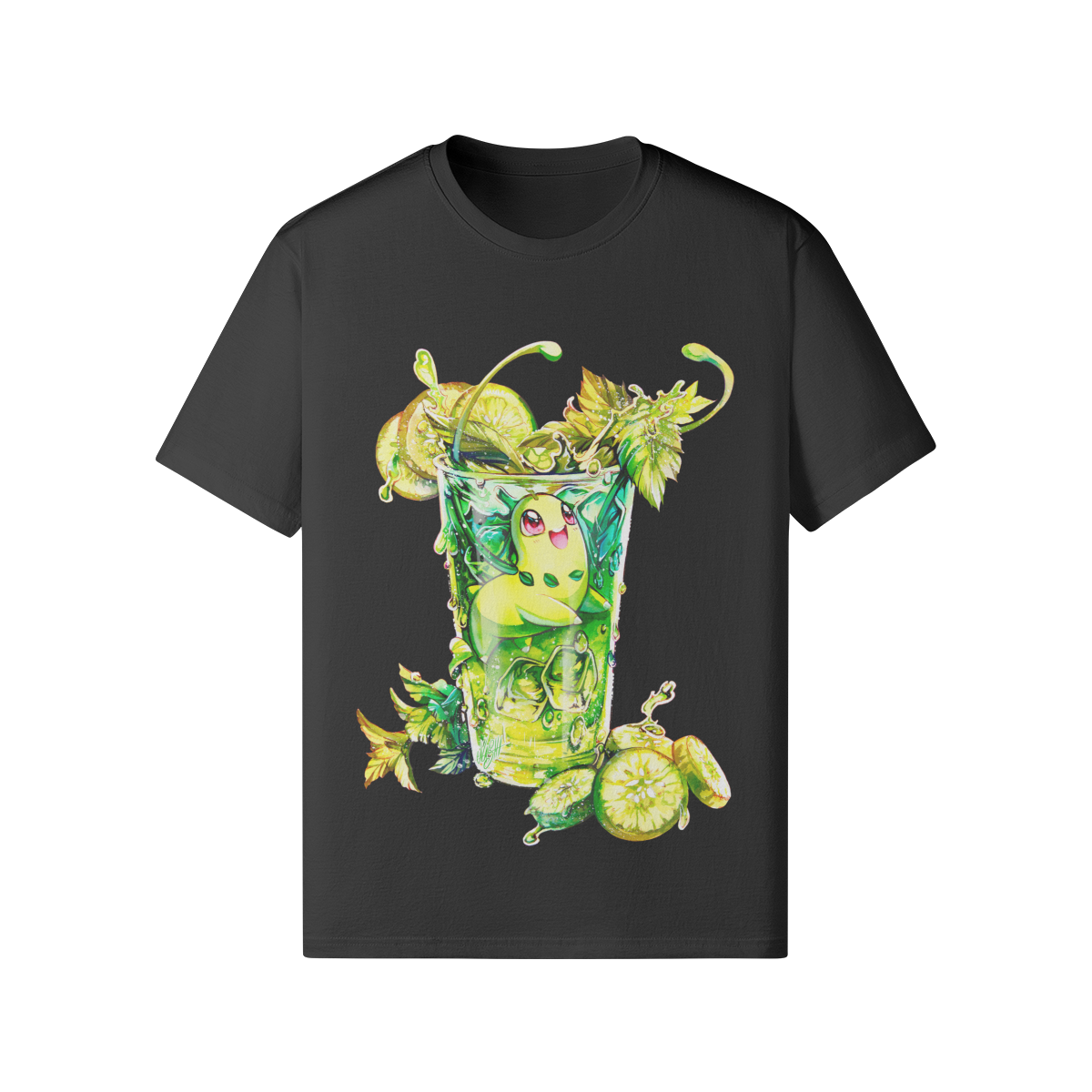 Camiseta Flower Power Verde
