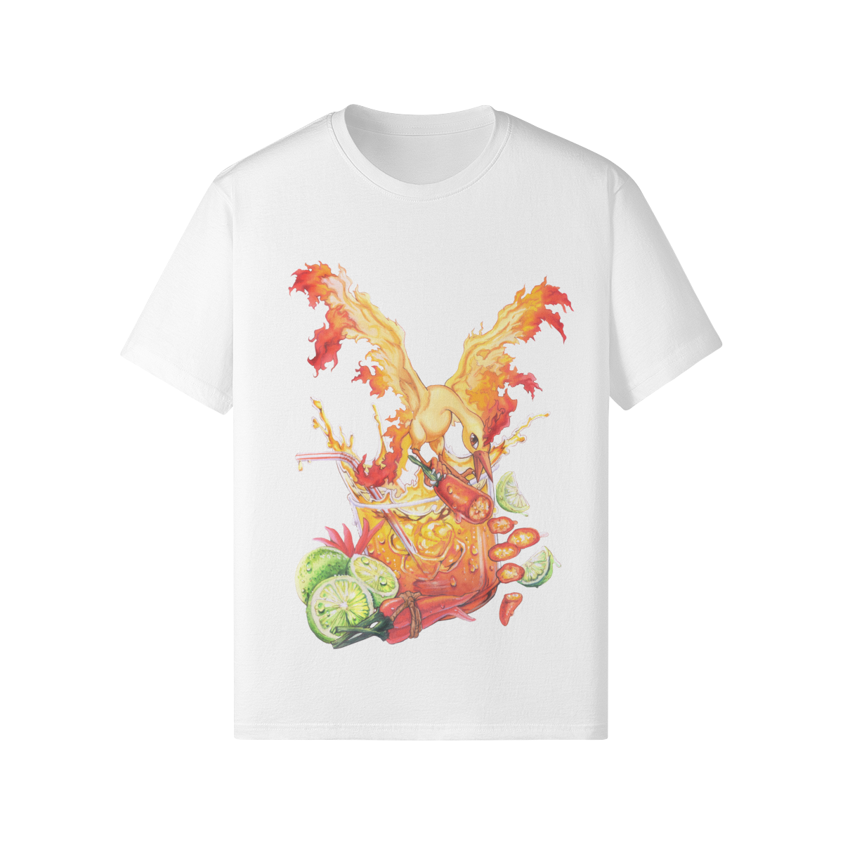 Camiseta Vulcano picante caliente