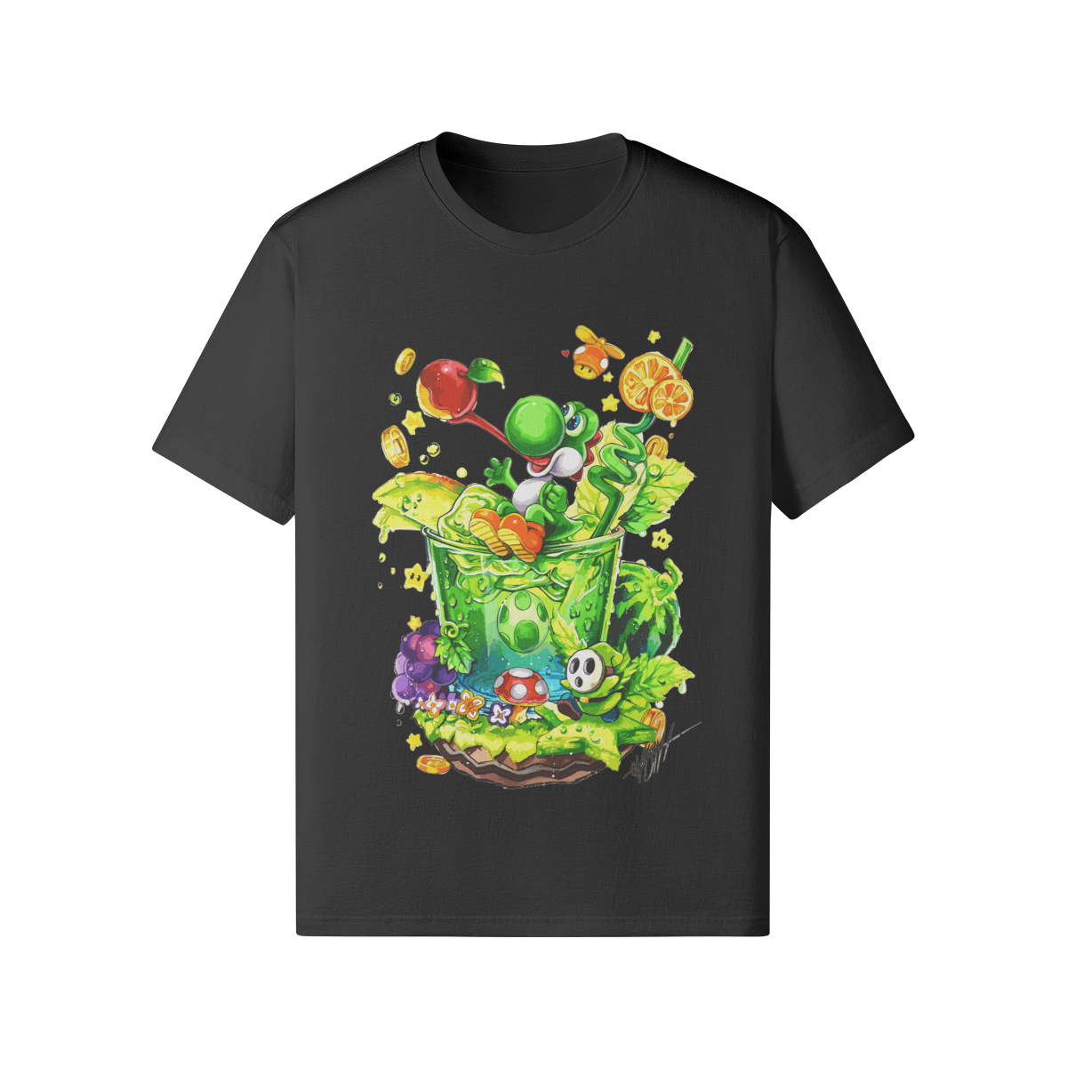 Camiseta verde aguanieve