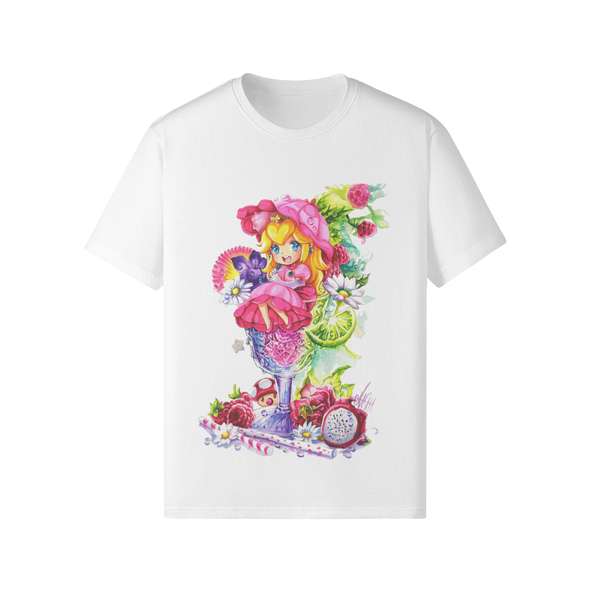 Camiseta Bebida Rosa Empolvado