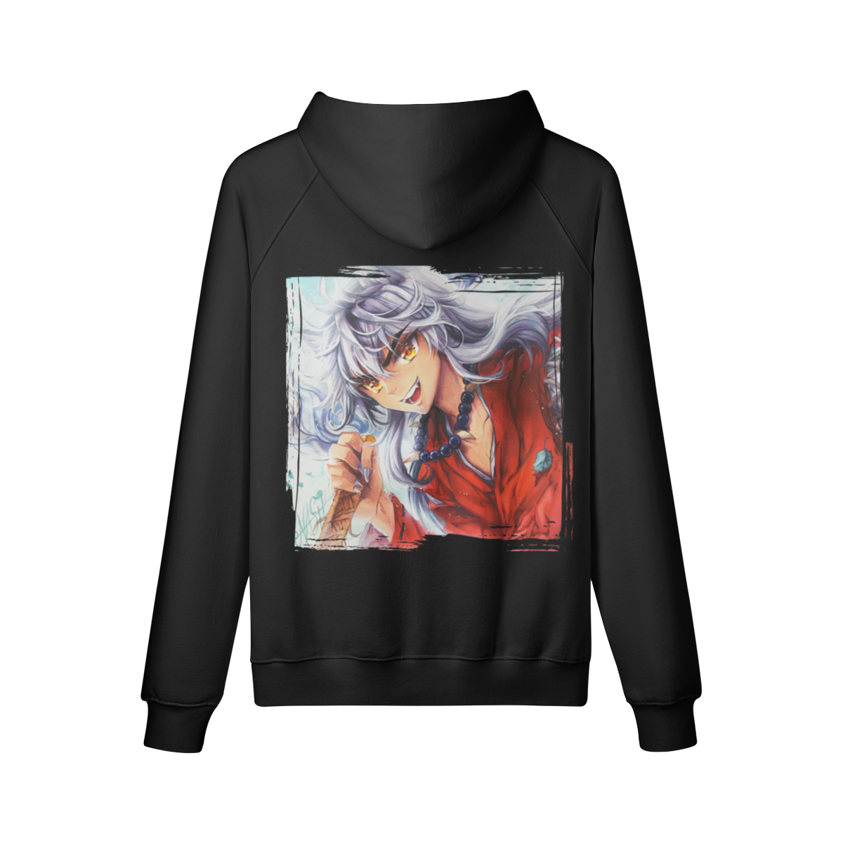 Sudadera con capucha de perro demonio