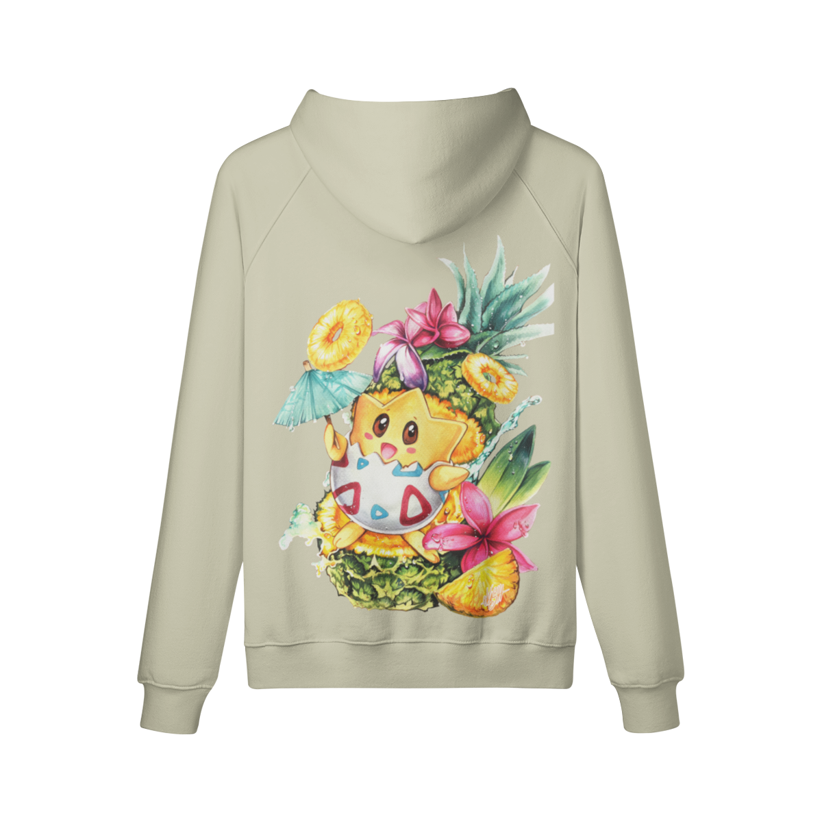 Sudadera con capucha de piña colada