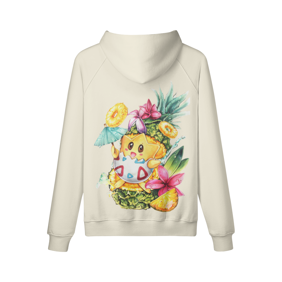 Sudadera con capucha de piña colada