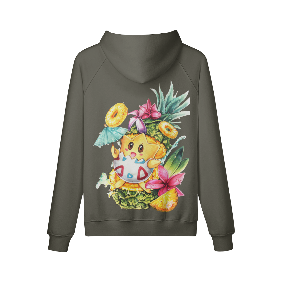 Sudadera con capucha de piña colada