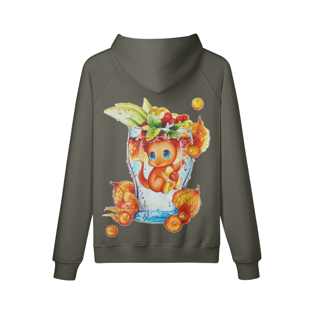 Sudadera con capucha de fuego caliente