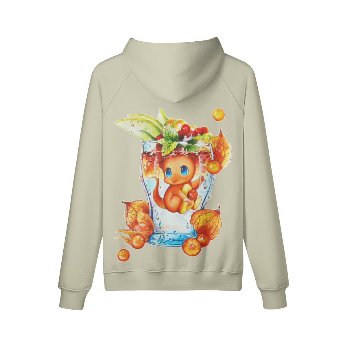 Sudadera con capucha de fuego caliente